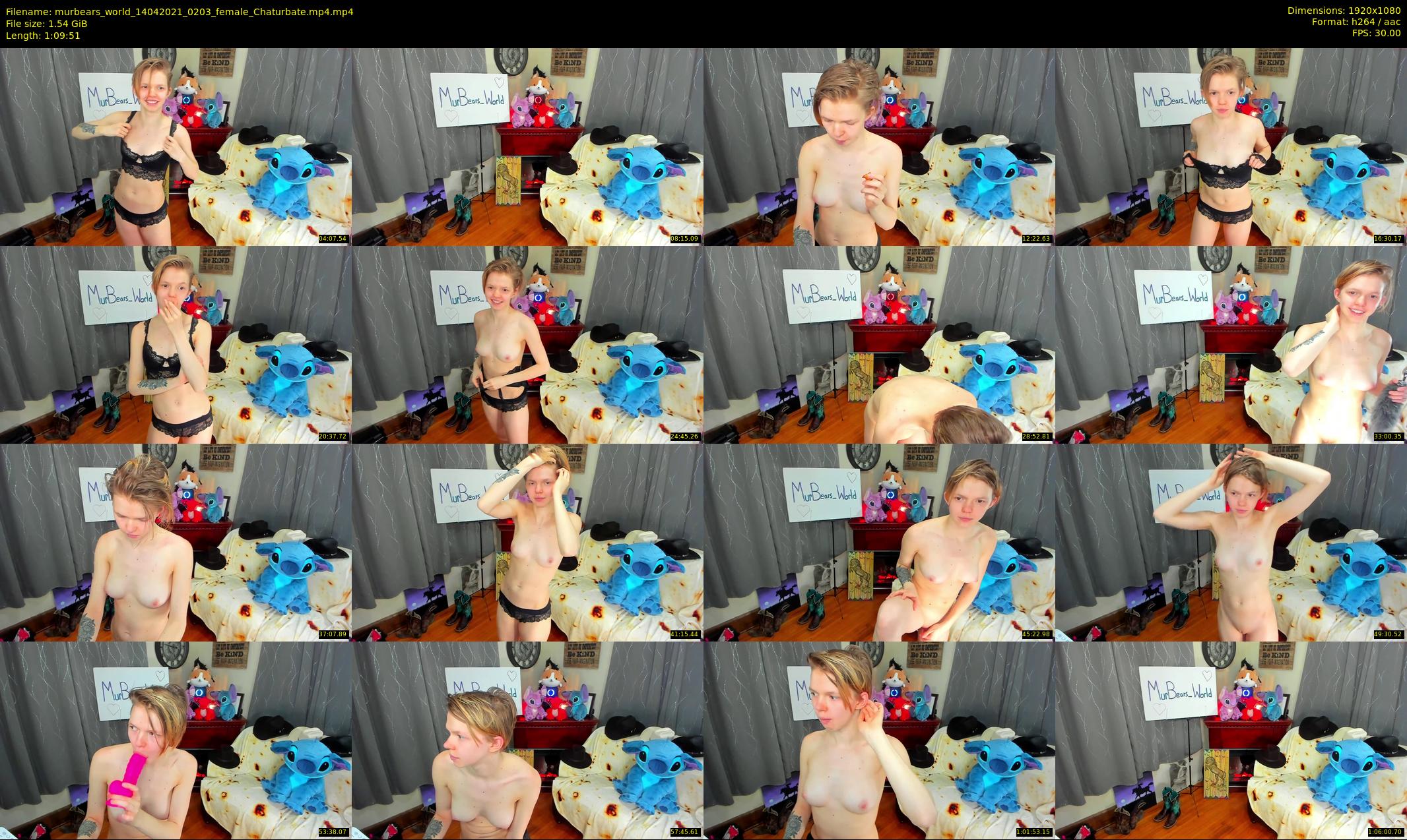 murbears_world — 70 minute Chaturbate female cam show recording, 1080p, Apr 14, 2021