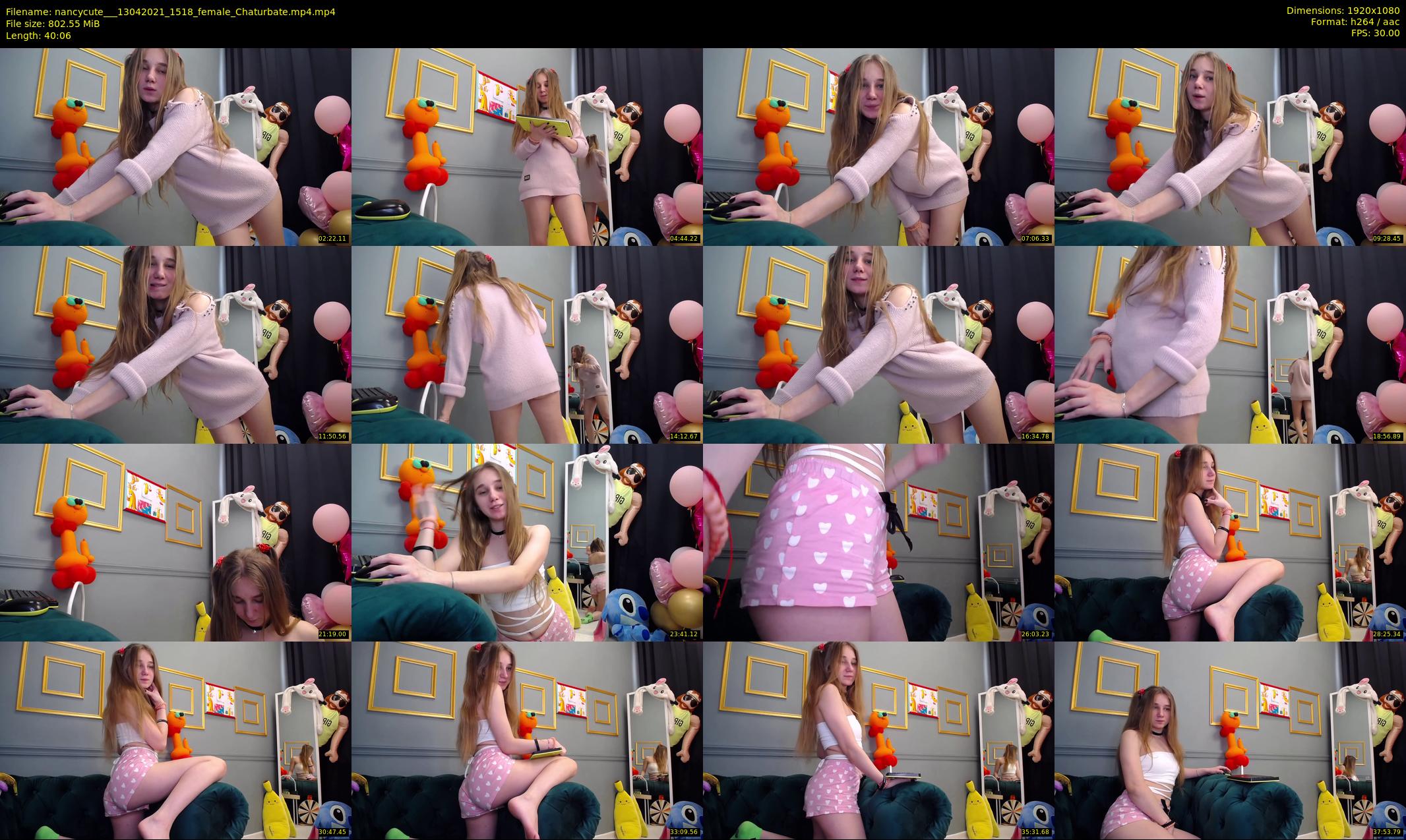 nancycute__ — 41 minute Chaturbate female cam show recording, 1080p, Apr 13, 2021