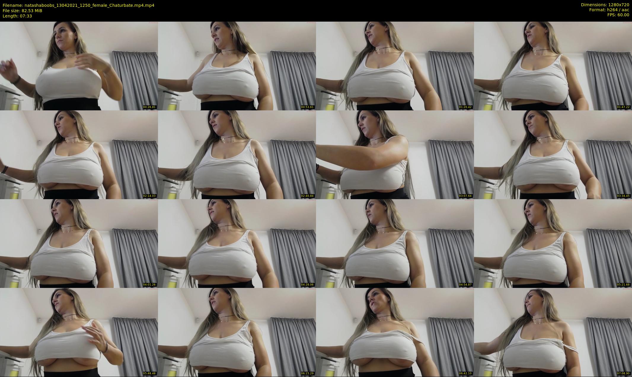 natashaboobs — 8 minute Chaturbate female cam show recording, 720p, Apr 13, 2021