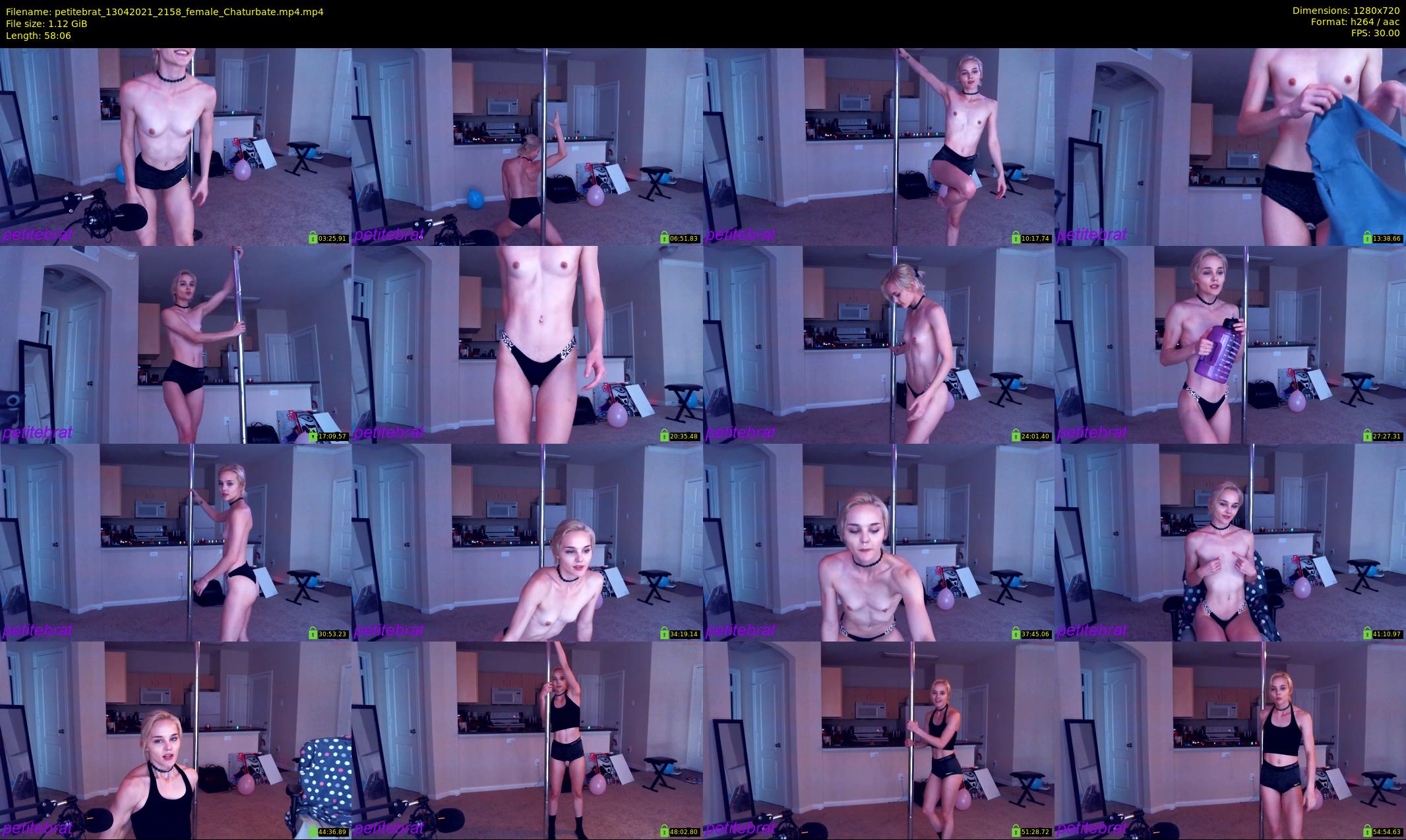petitebrat — 59 minute Chaturbate female cam show recording, 720p, Apr 13, 2021