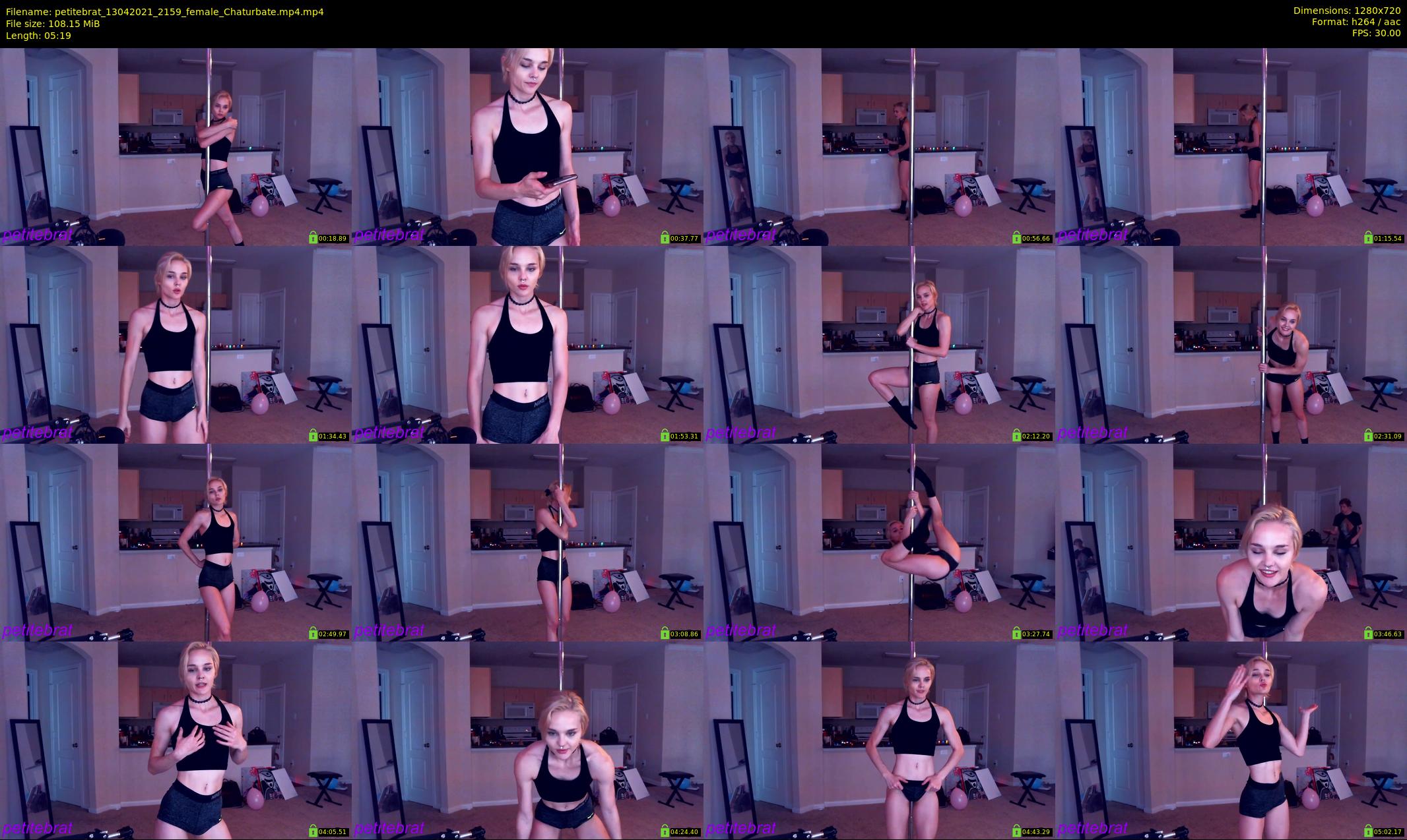 petitebrat — 6 minute Chaturbate female cam show recording, 720p, Apr 13, 2021