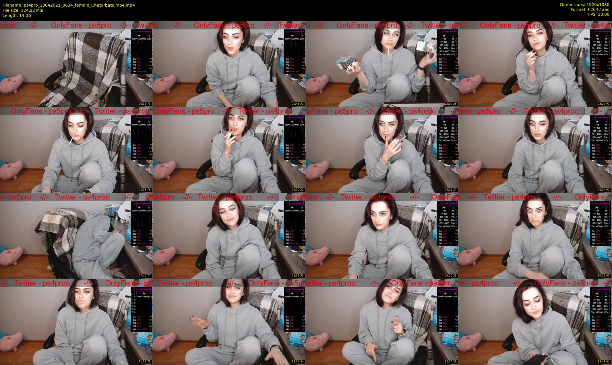 ps4pro — 15 minute Chaturbate female cam show recording, 1080p, Apr 13, 2021