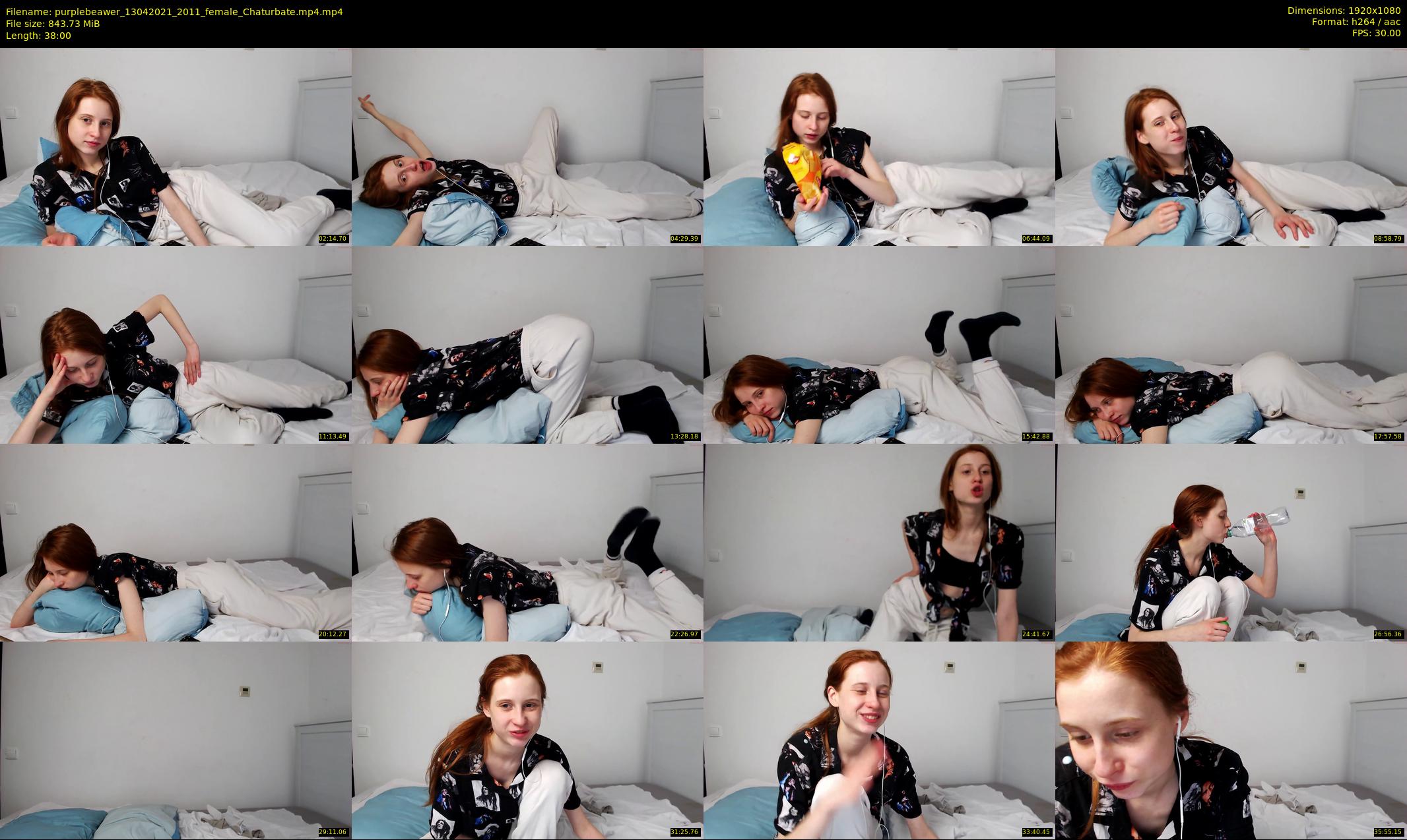 purplebeawer — 38 minute Chaturbate female cam show recording, 1080p, Apr 13, 2021