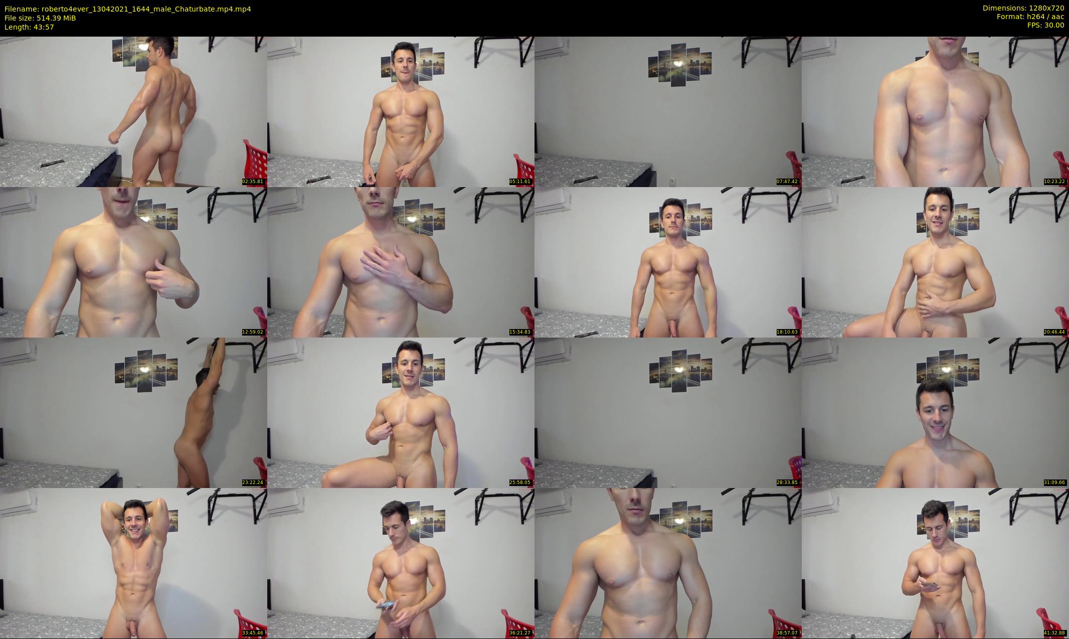 roberto4ever — 44 minute Chaturbate male cam show recording, 720p, Apr 13, 2021
