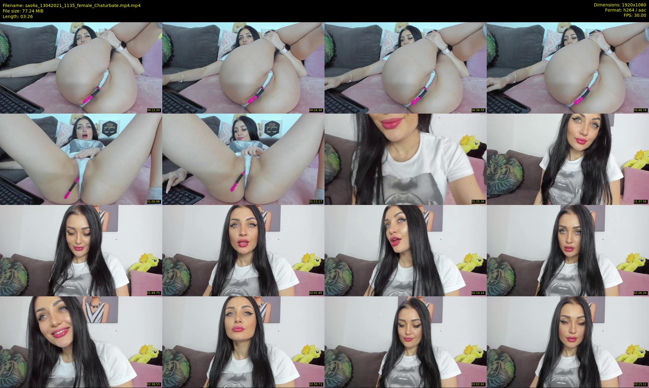 sas4a — 4 minute Chaturbate female cam show recording, 1080p, Apr 13, 2021