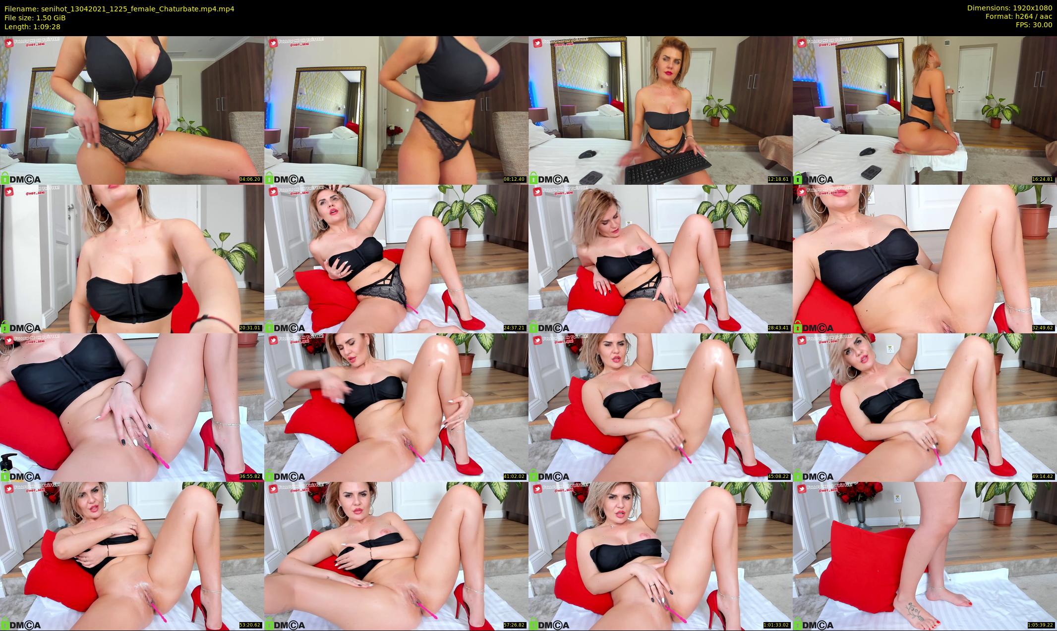 senihot — 70 minute Chaturbate female cam show recording, 1080p, Apr 13, 2021