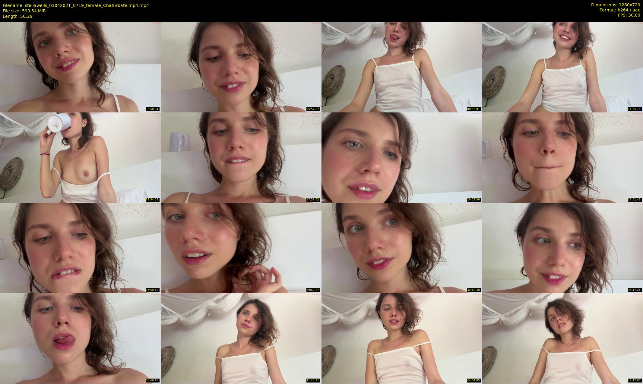 stellawells — 51 minute Chaturbate female cam show recording, 720p, Apr 3, 2021