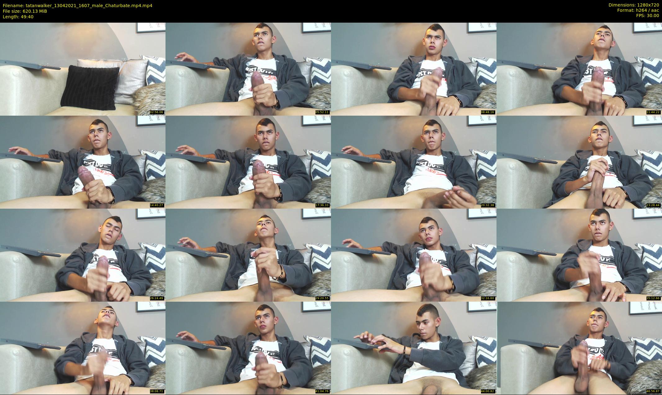 tatanwalker — 50 minute Chaturbate male cam show recording, 720p, Apr 13, 2021
