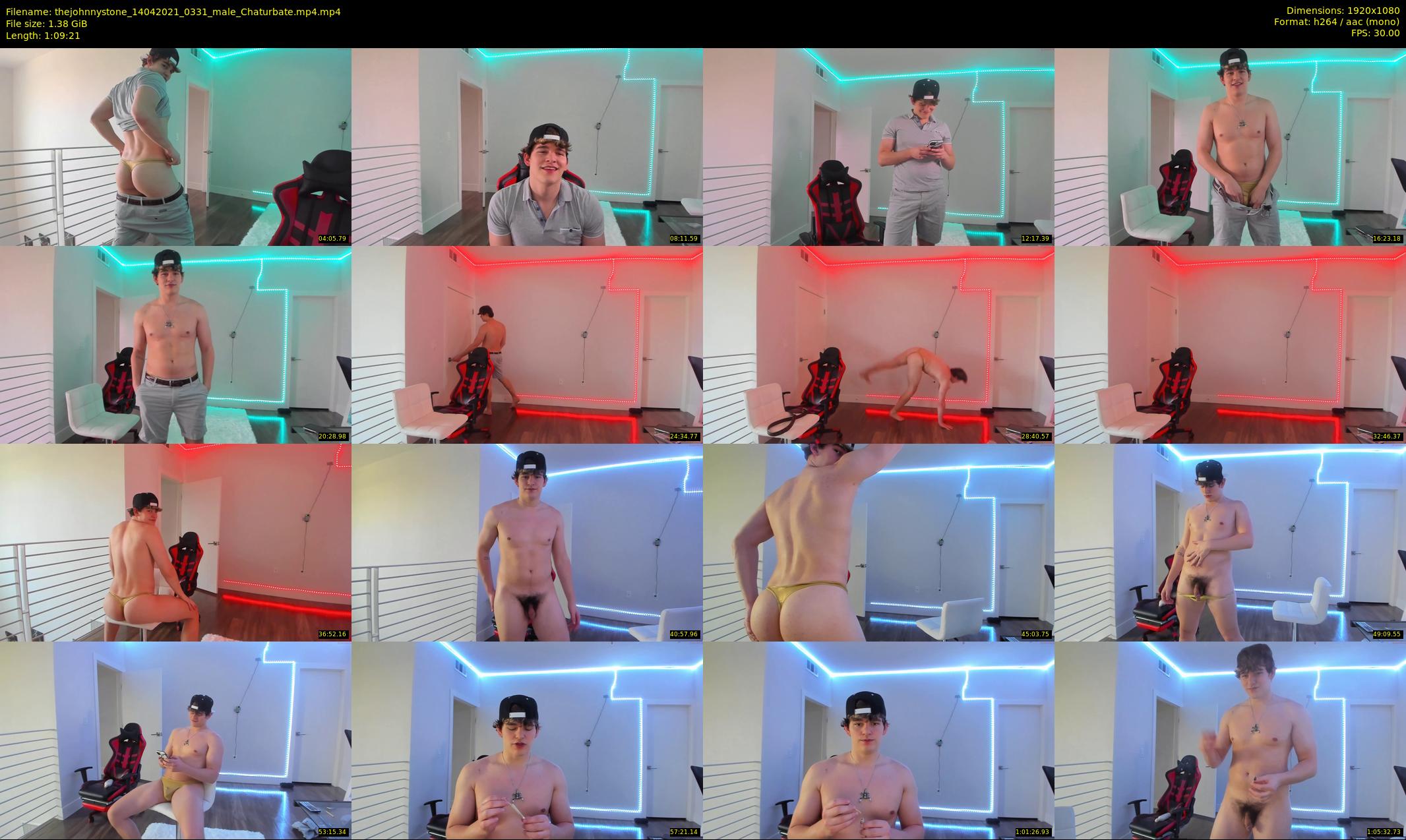 thejohnnystone — 70 minute Chaturbate male cam show recording, 1080p, Apr 14, 2021
