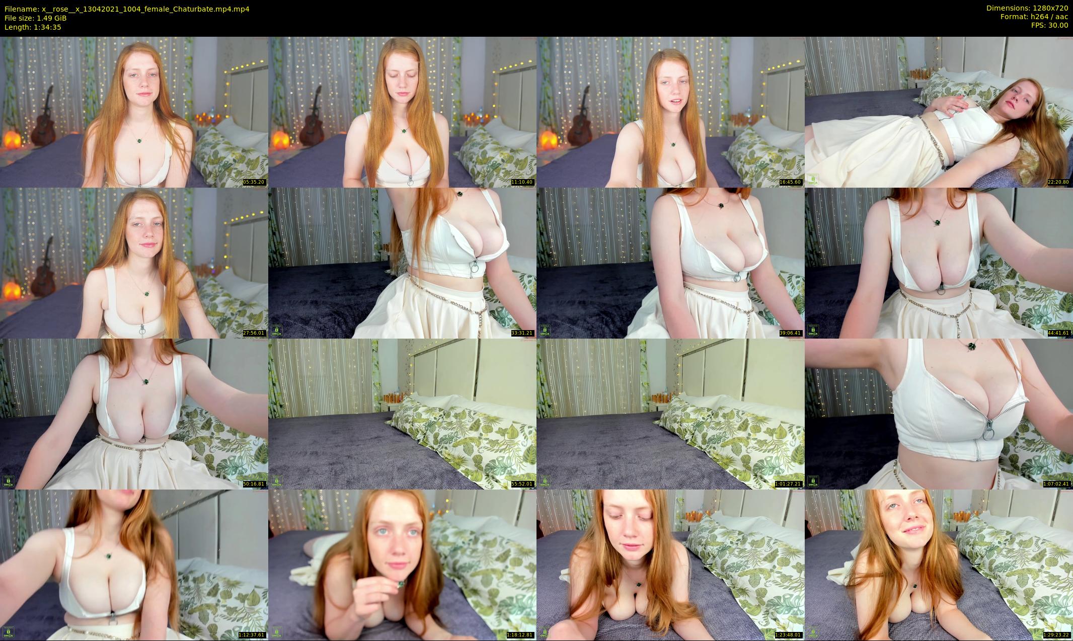 x__rose__x — 95 minute Chaturbate female cam show recording, 720p, Apr 13, 2021