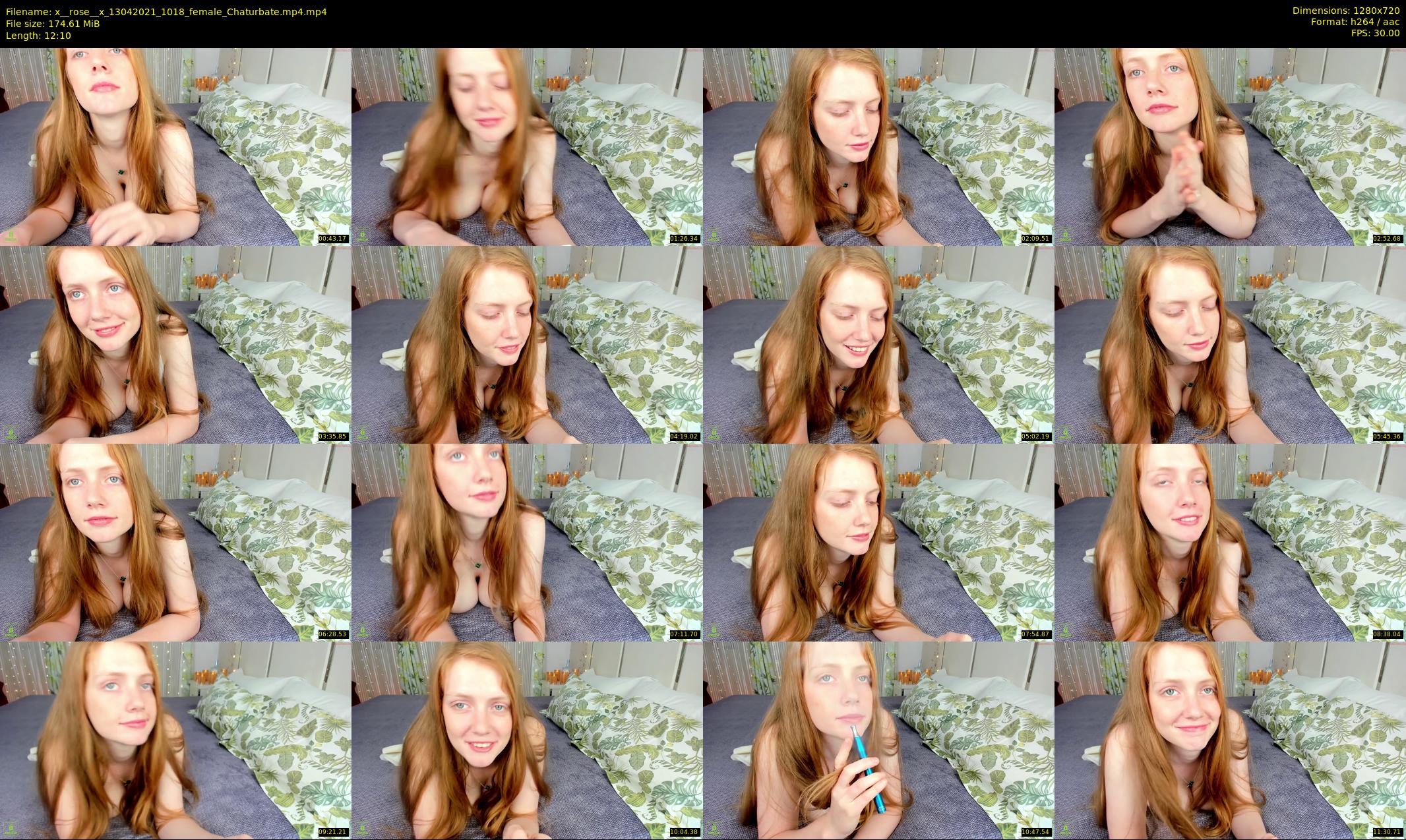 x__rose__x — 13 minute Chaturbate female cam show recording, 720p, Apr 13, 2021