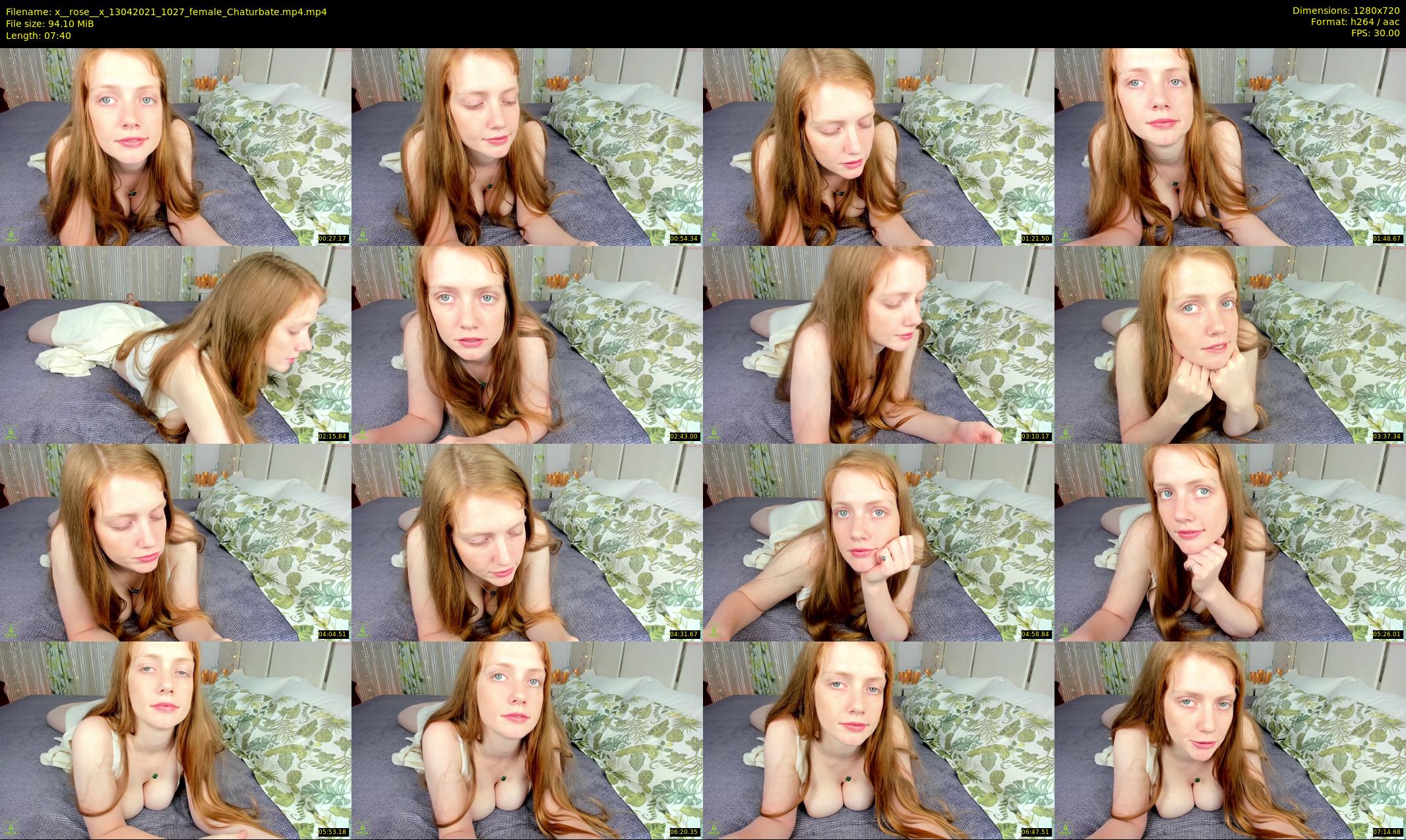 x__rose__x — 8 minute Chaturbate female cam show recording, 720p, Apr 13, 2021