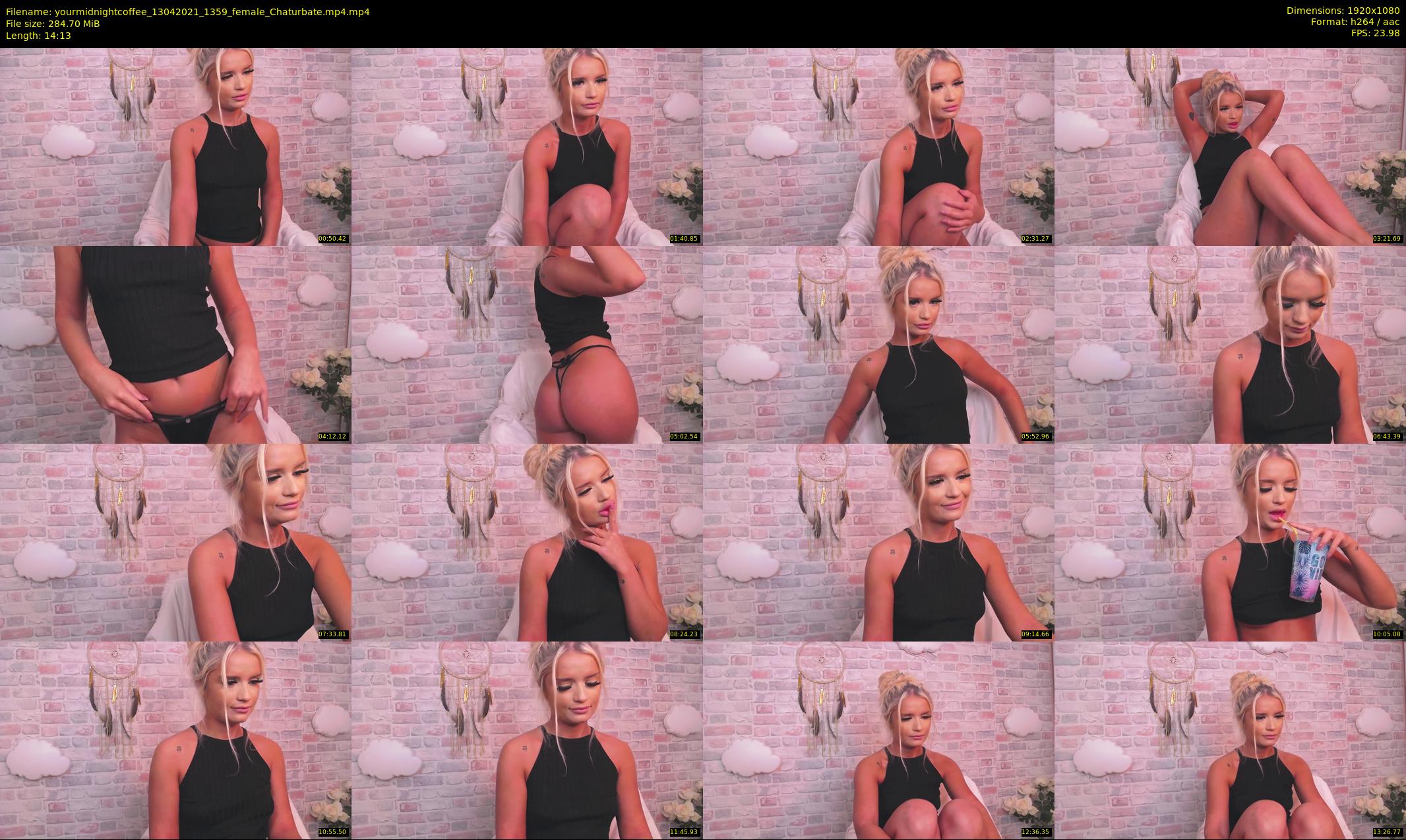yourmidnightcoffee — 15 minute Chaturbate female cam show recording, 1080p, Apr 13, 2021