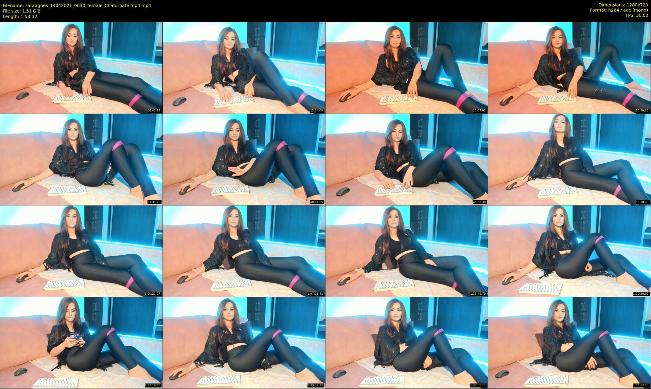 zaraagnes — 114 minute Chaturbate female cam show recording, 720p, Apr 14, 2021