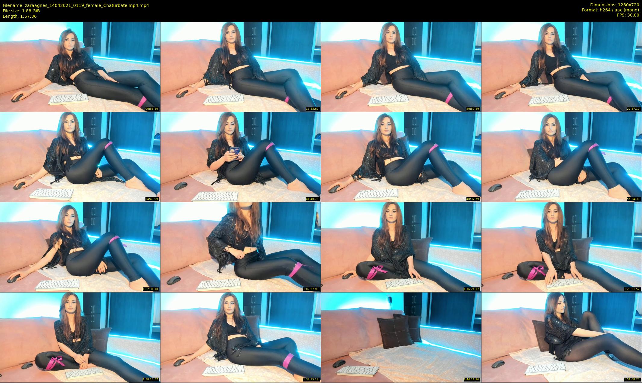 zaraagnes — 118 minute Chaturbate female cam show recording, 720p, Apr 14, 2021