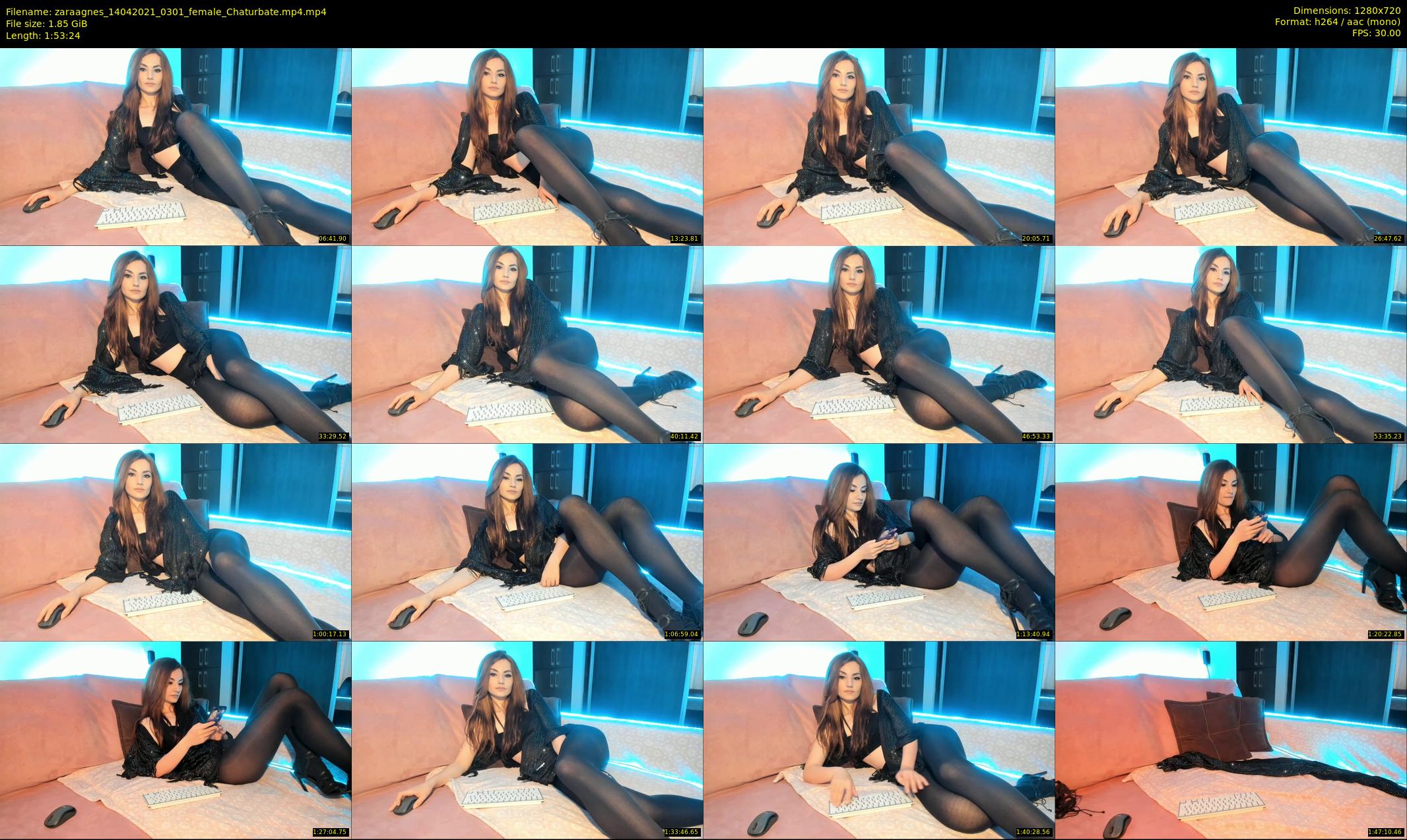 zaraagnes — 114 minute Chaturbate female cam show recording, 720p, Apr 14, 2021