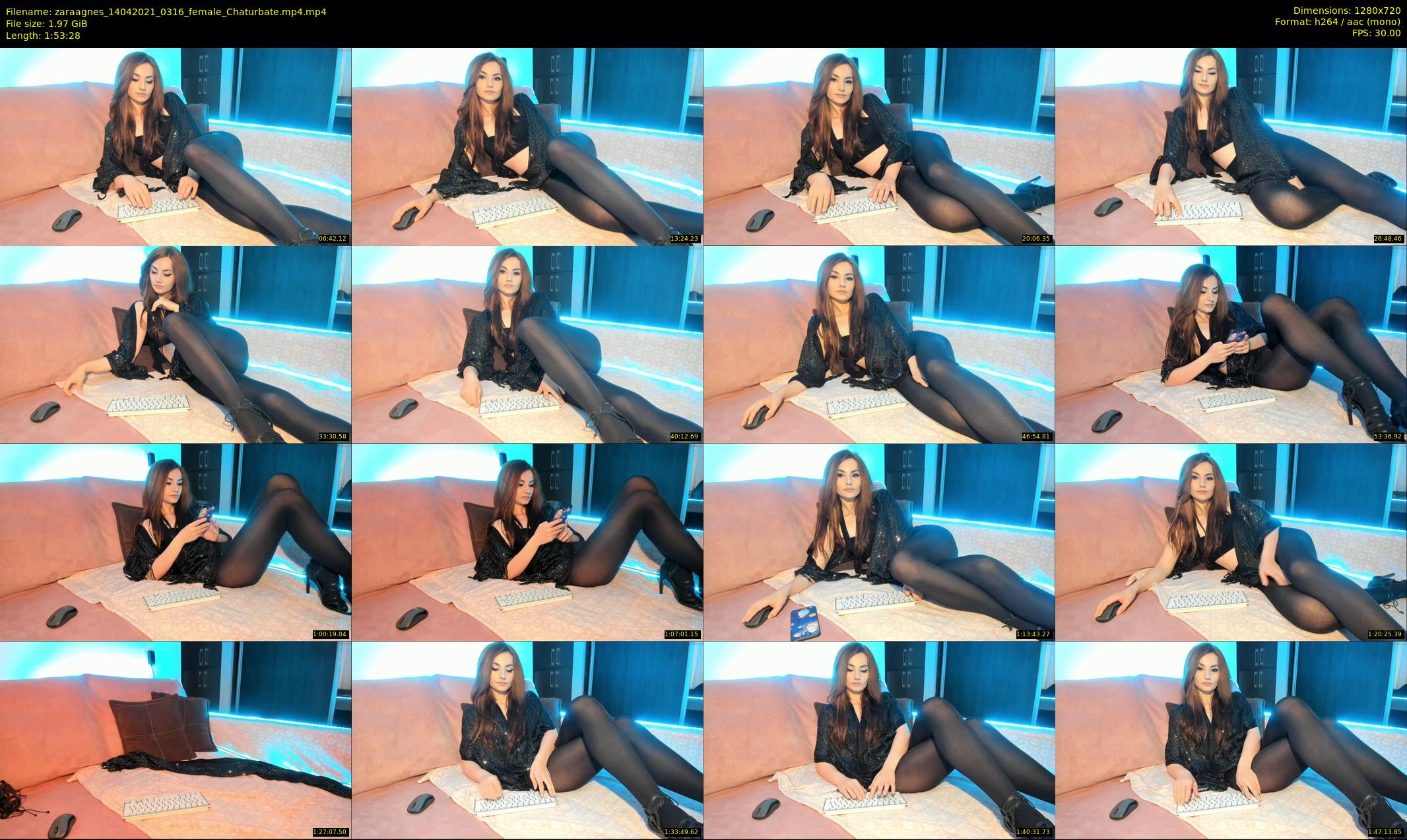 zaraagnes — 114 minute Chaturbate female cam show recording, 720p, Apr 14, 2021