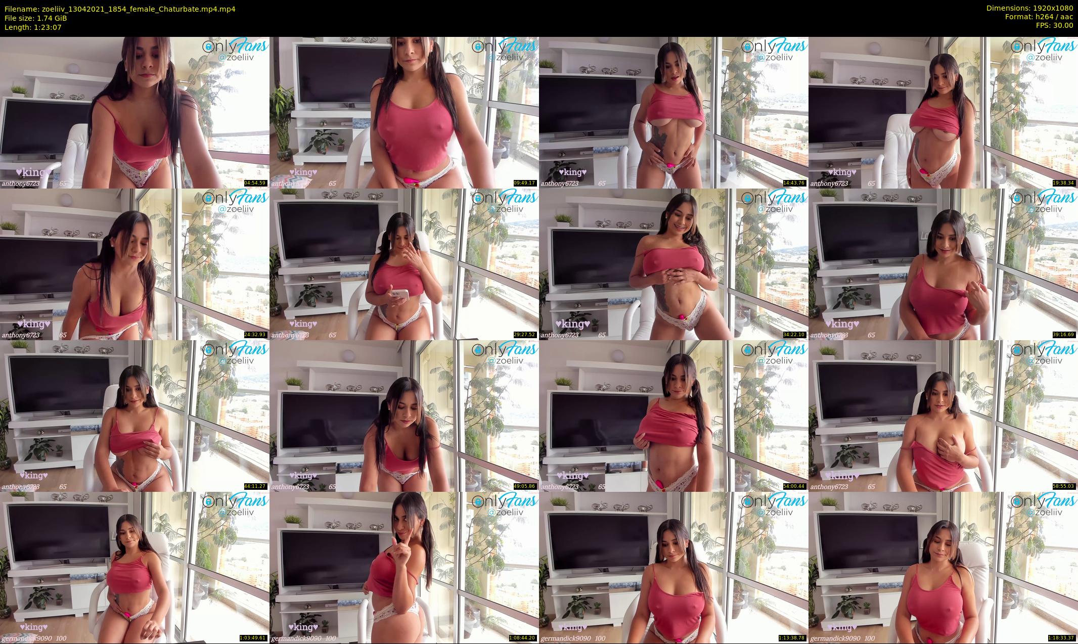 zoeliiv — 84 minute Chaturbate female cam show recording, 1080p, Apr 13, 2021