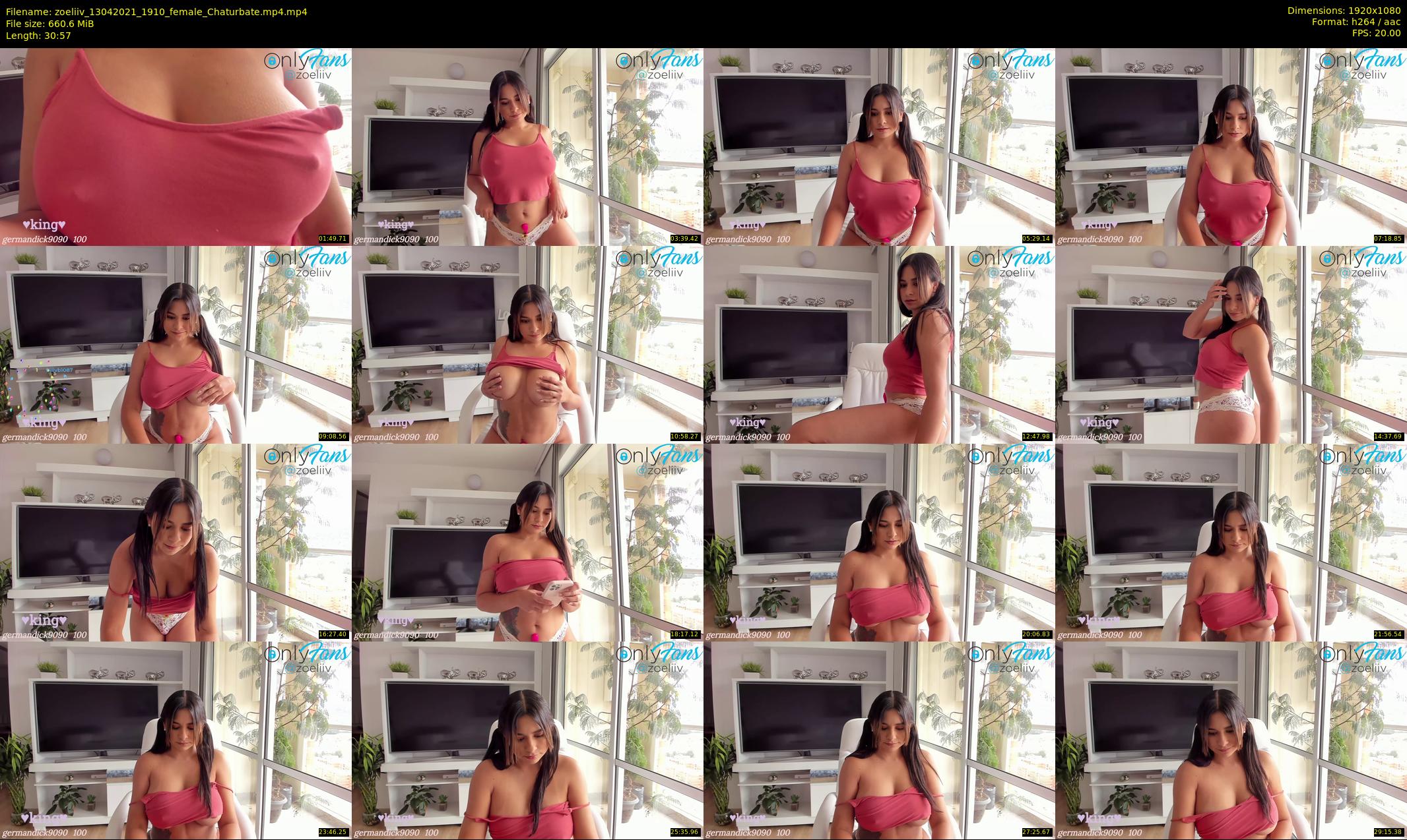 zoeliiv — 31 minute Chaturbate female cam show recording, 1080p, Apr 13, 2021
