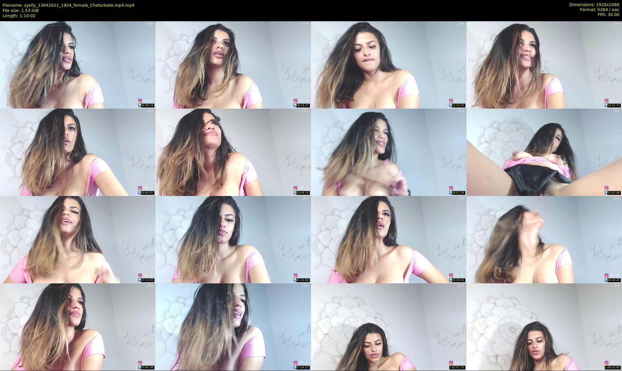 zyelly — 71 minute Chaturbate female cam show recording, 1080p, Apr 13, 2021