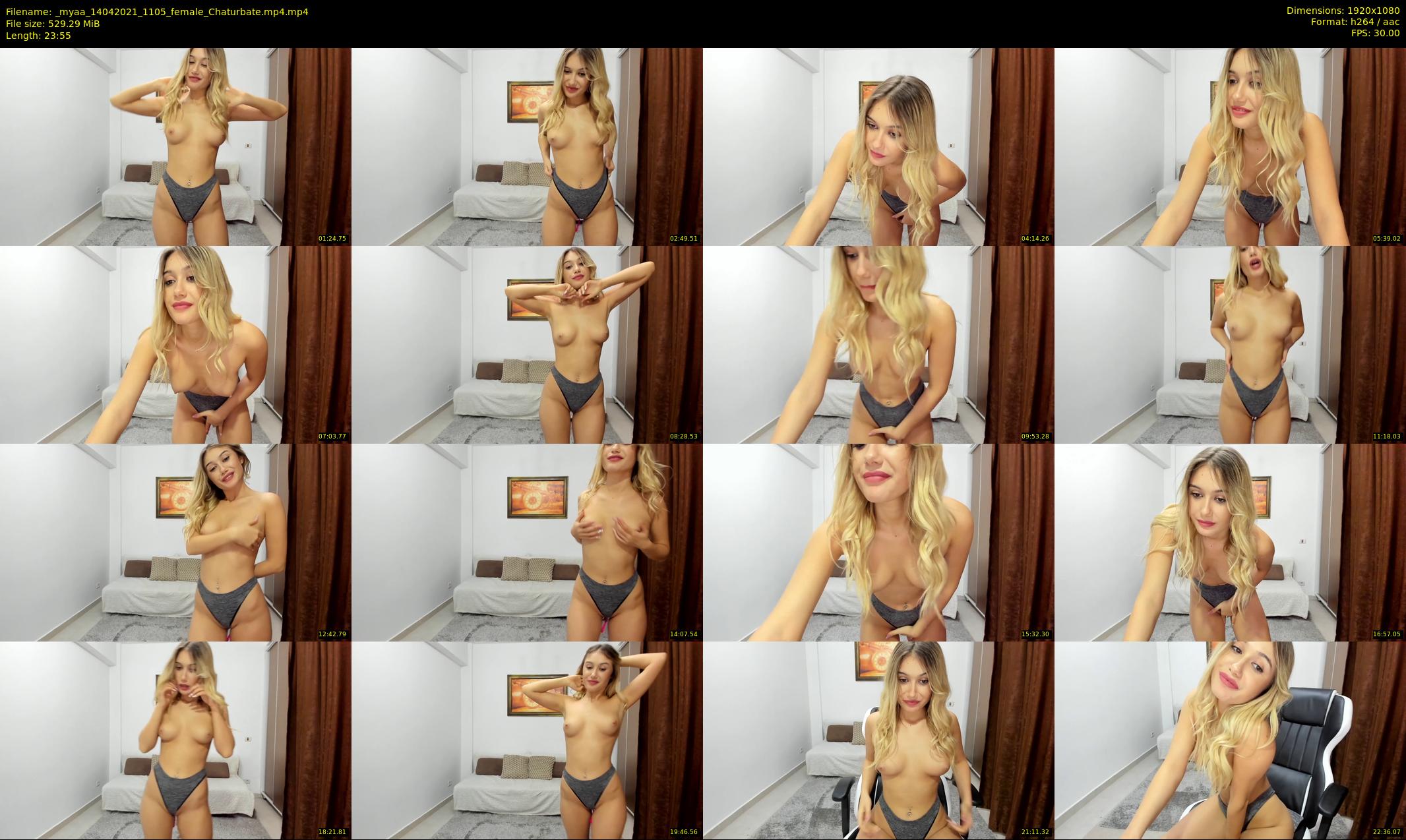 _myaa — 24 minute Chaturbate female cam show recording, 1080p, Apr 14, 2021