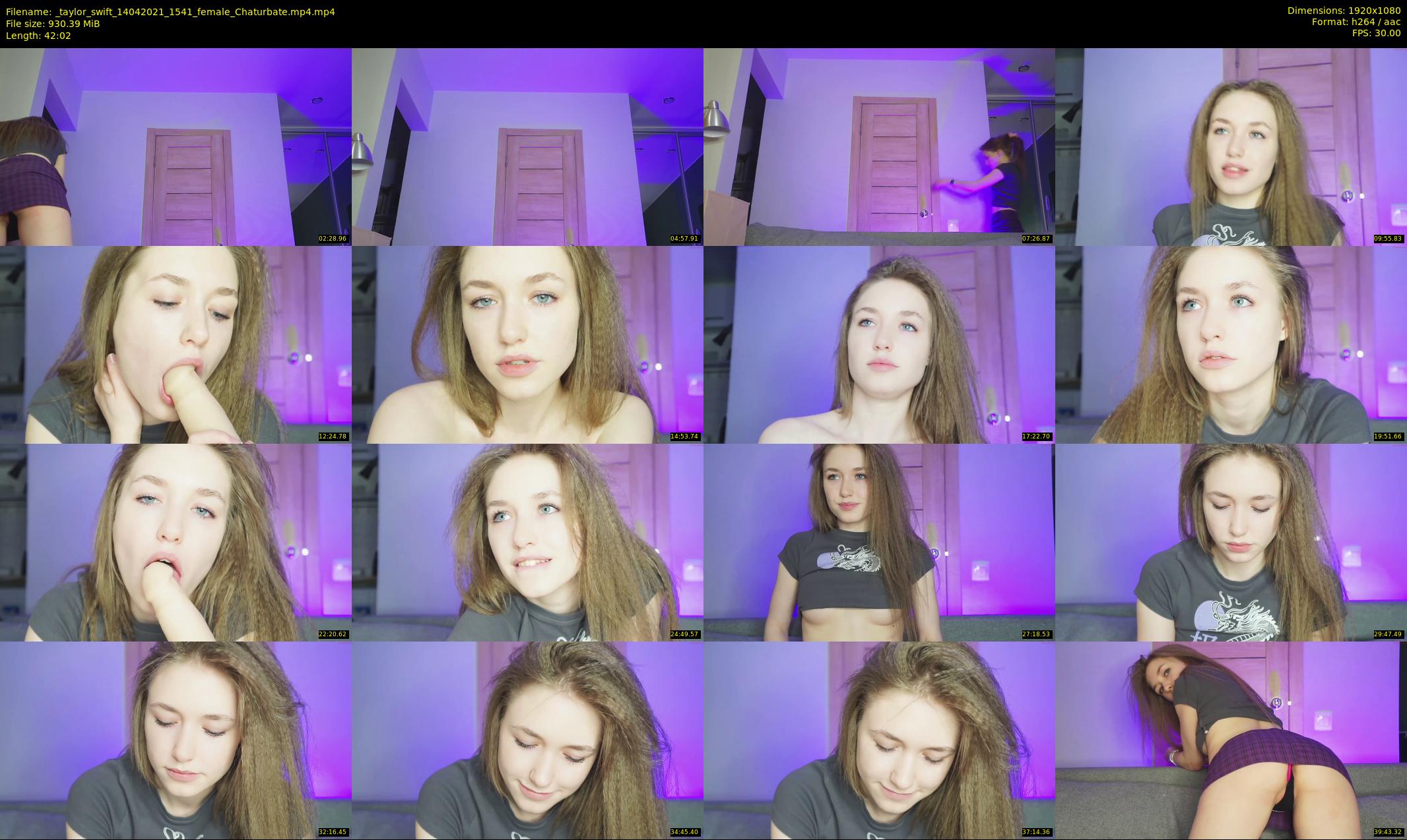 _taylor_swift — 43 minute Chaturbate female cam show recording, 1080p, Apr 14, 2021
