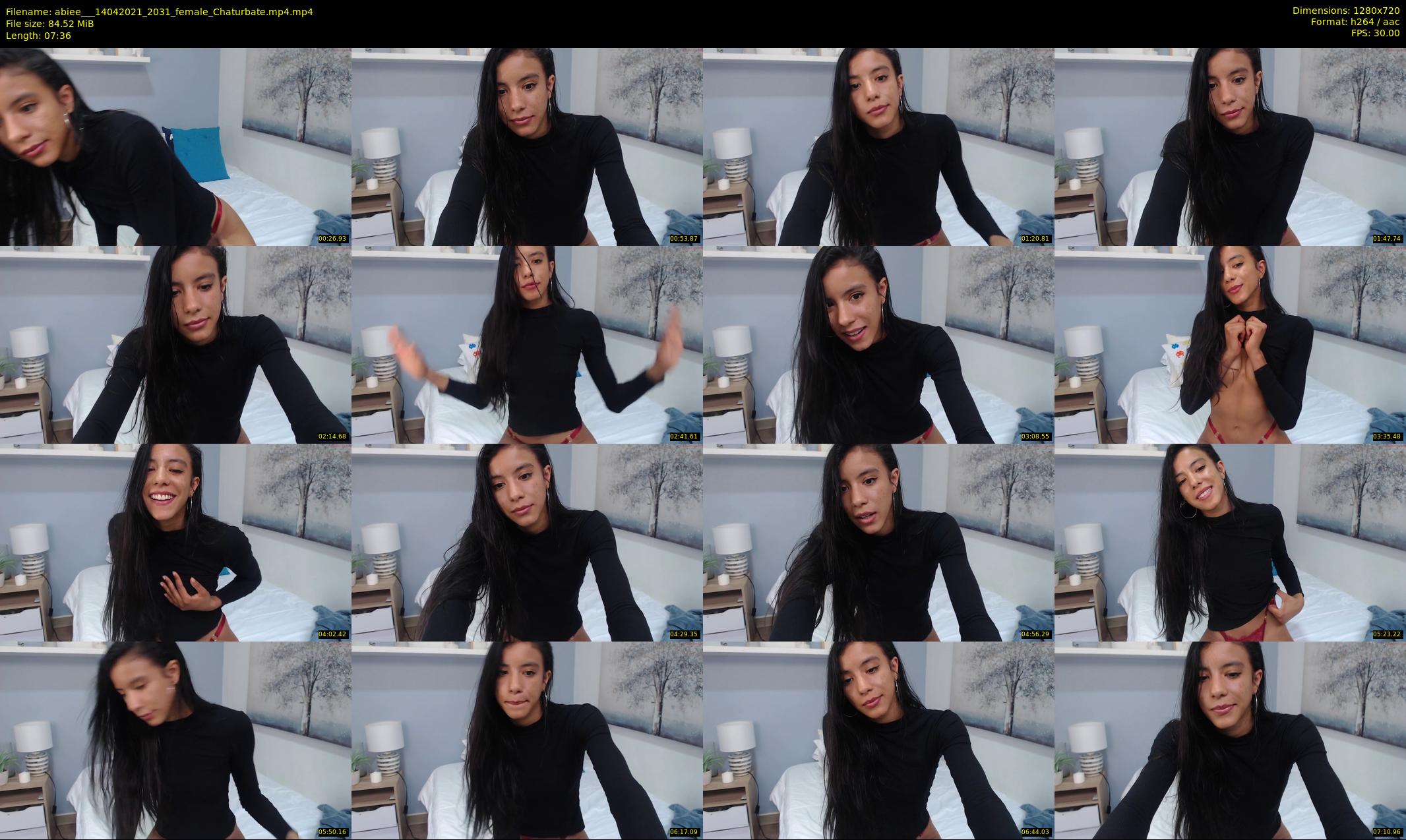 abiee__ — 8 minute Chaturbate female cam show recording, 720p, Apr 14, 2021
