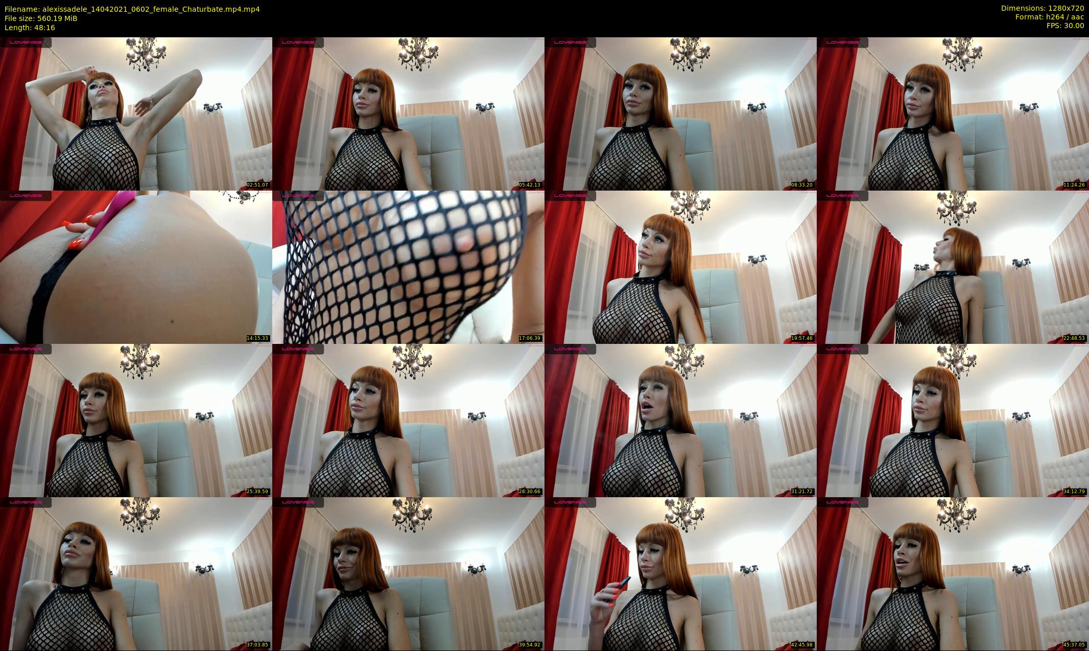 alexissadele — 49 minute Chaturbate female cam show recording, 720p, Apr 14, 2021