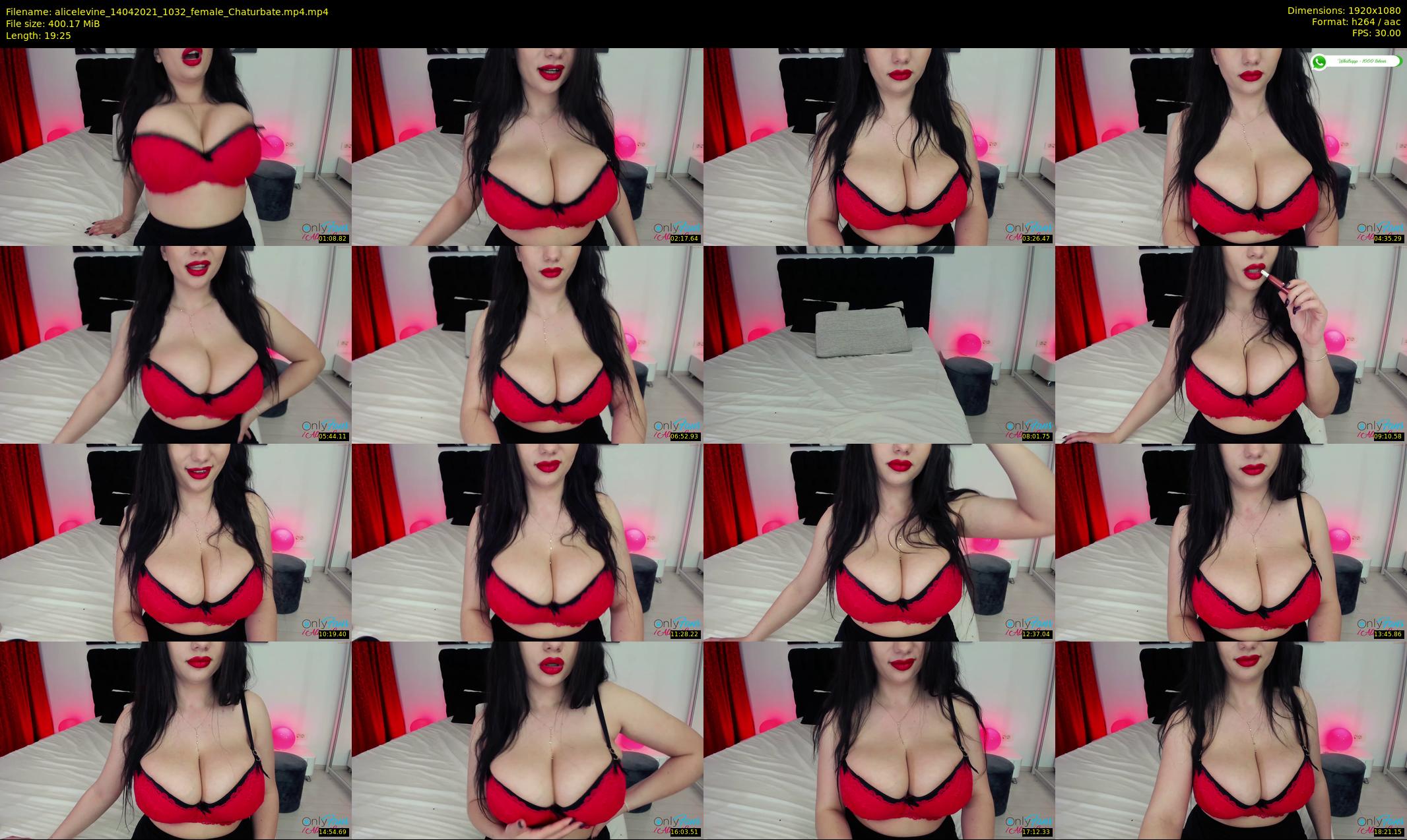 alicelevine — 20 minute Chaturbate female cam show recording, 1080p, Apr 14, 2021