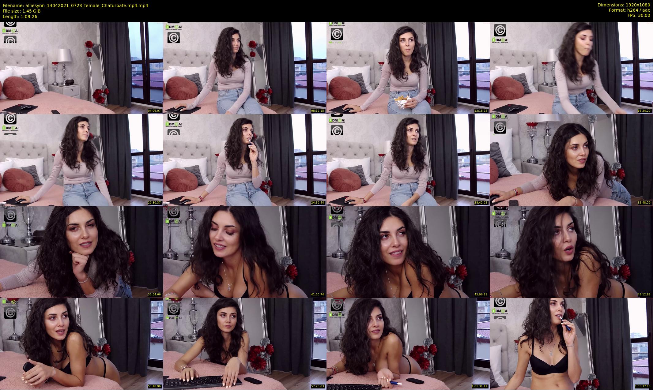 alliesynn — 70 minute Chaturbate female cam show recording, 1080p, Apr 14, 2021