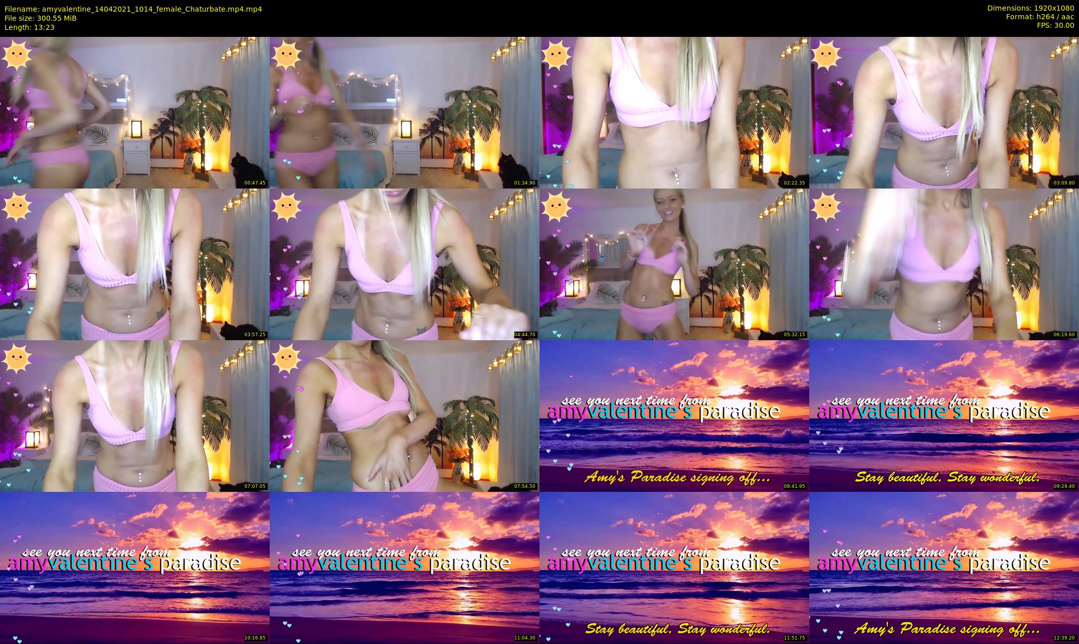 amyvalentine — 14 minute Chaturbate female cam show recording, 1080p, Apr 14, 2021