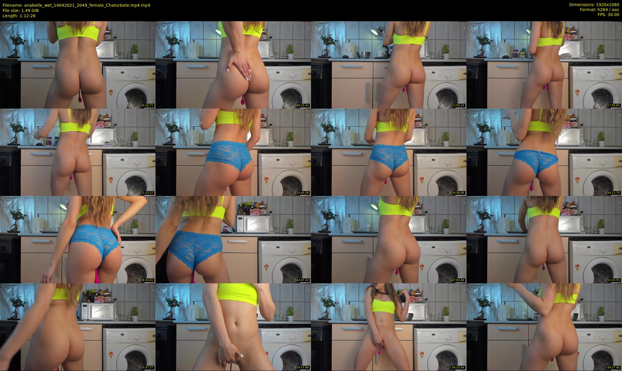 anabelle_wet — 73 minute Chaturbate female cam show recording, 1080p, Apr 14, 2021
