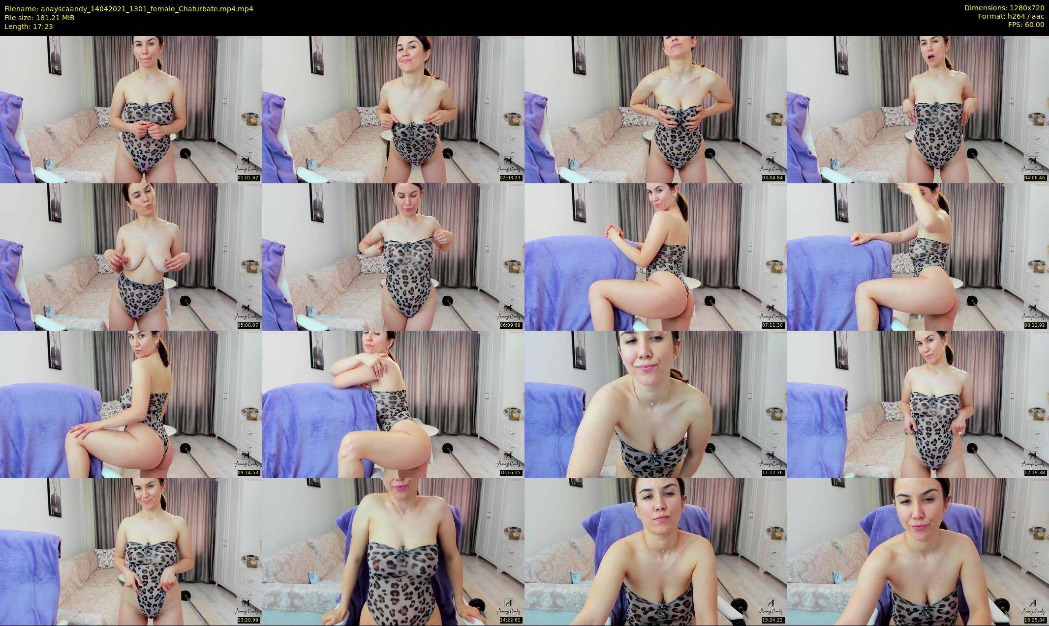 anayscaandy — 18 minute Chaturbate female cam show recording, 720p, Apr 14, 2021