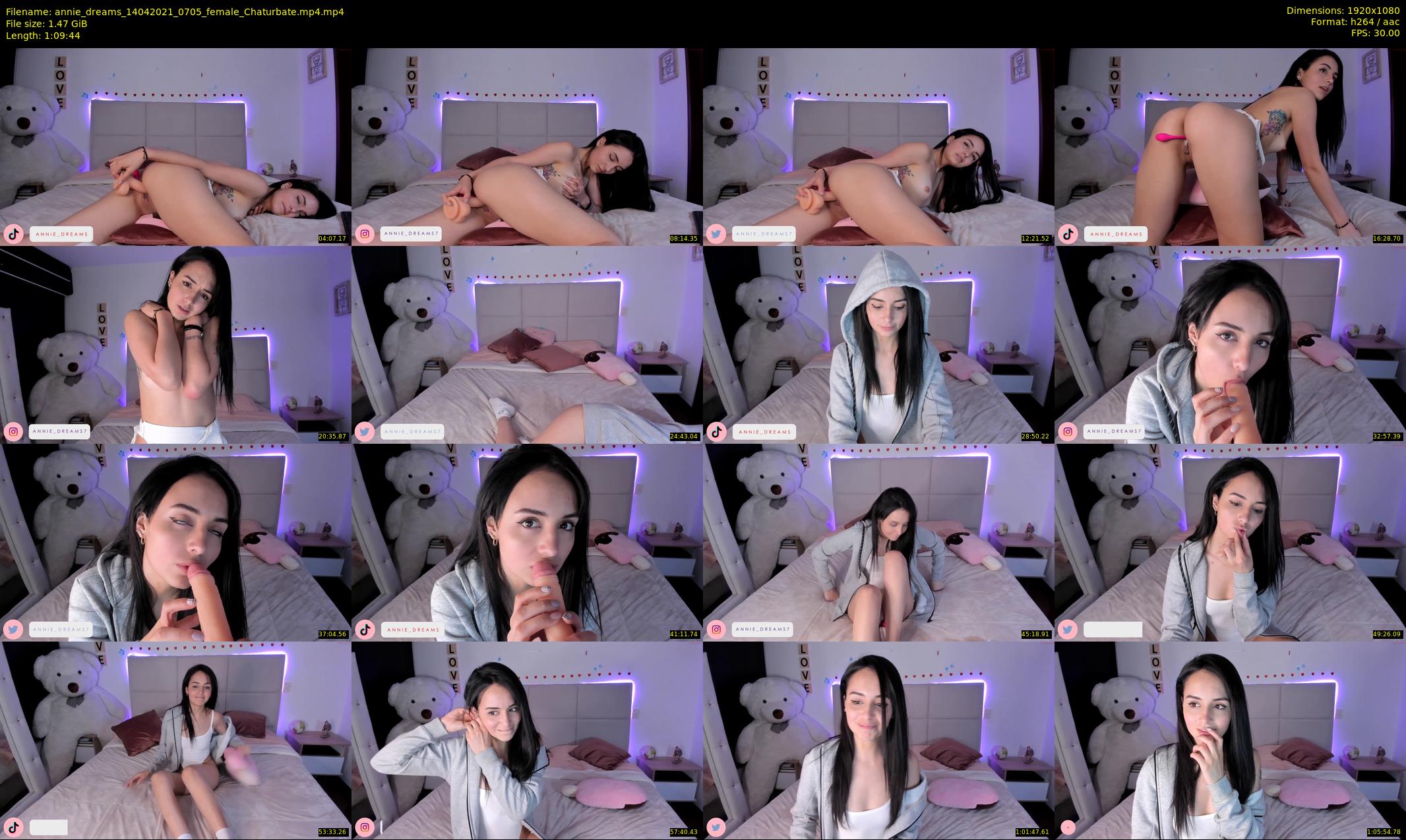 annie_dreams — 70 minute Chaturbate female cam show recording, 1080p, Apr 14, 2021