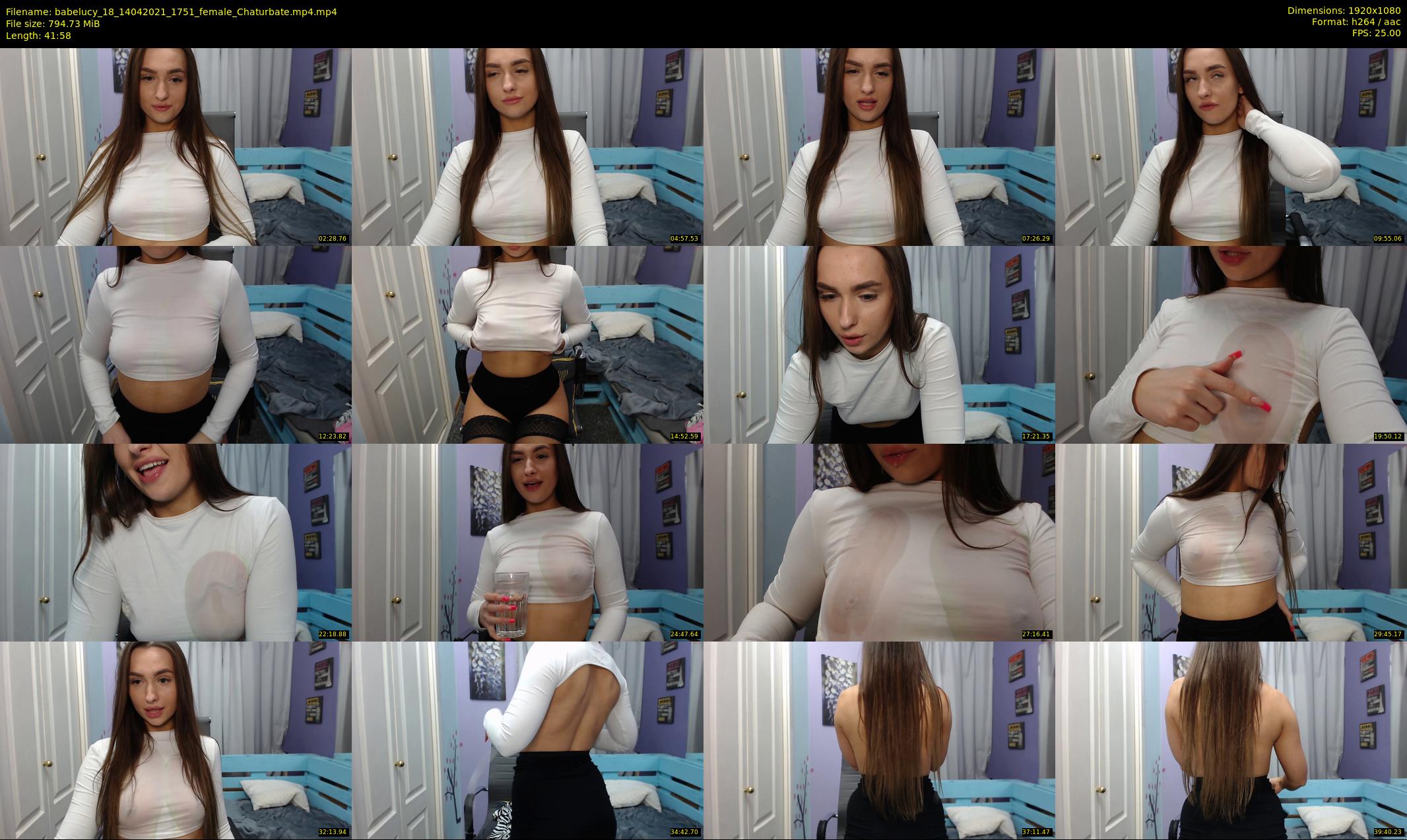 babelucy_18 — 42 minute Chaturbate female cam show recording, 1080p, Apr 14, 2021