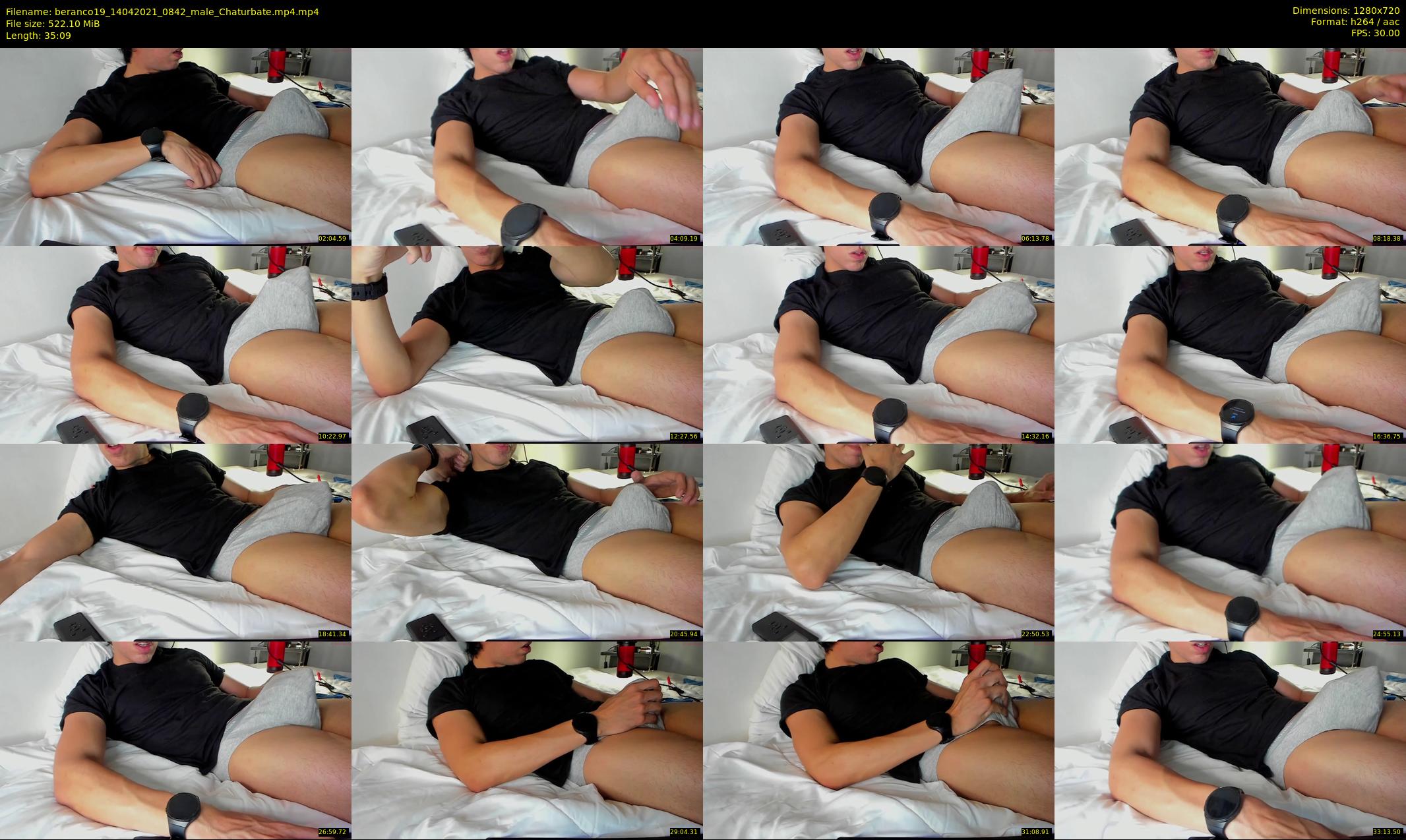 beranco19 — 36 minute Chaturbate male cam show recording, 720p, Apr 14, 2021
