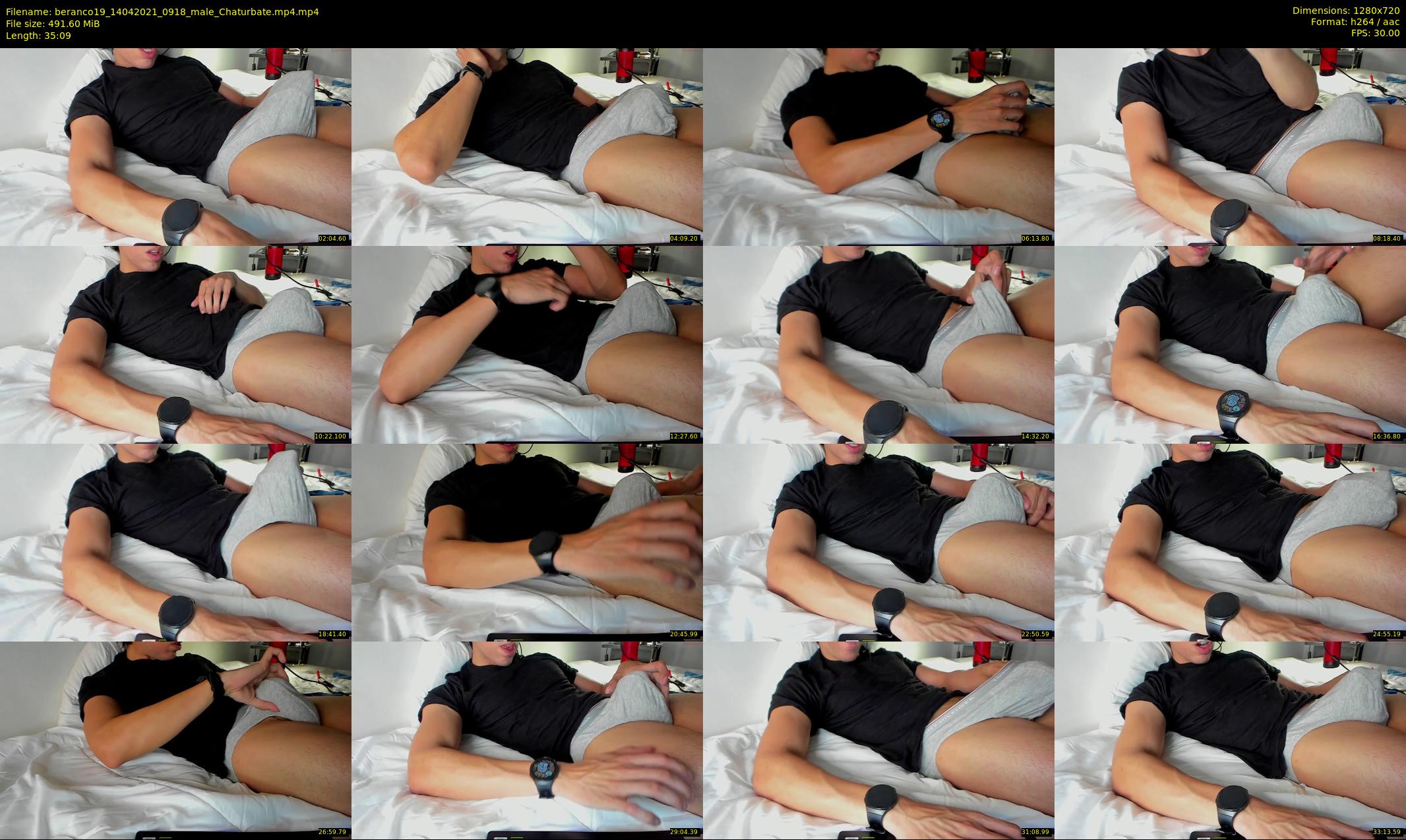 beranco19 — 36 minute Chaturbate male cam show recording, 720p, Apr 14, 2021