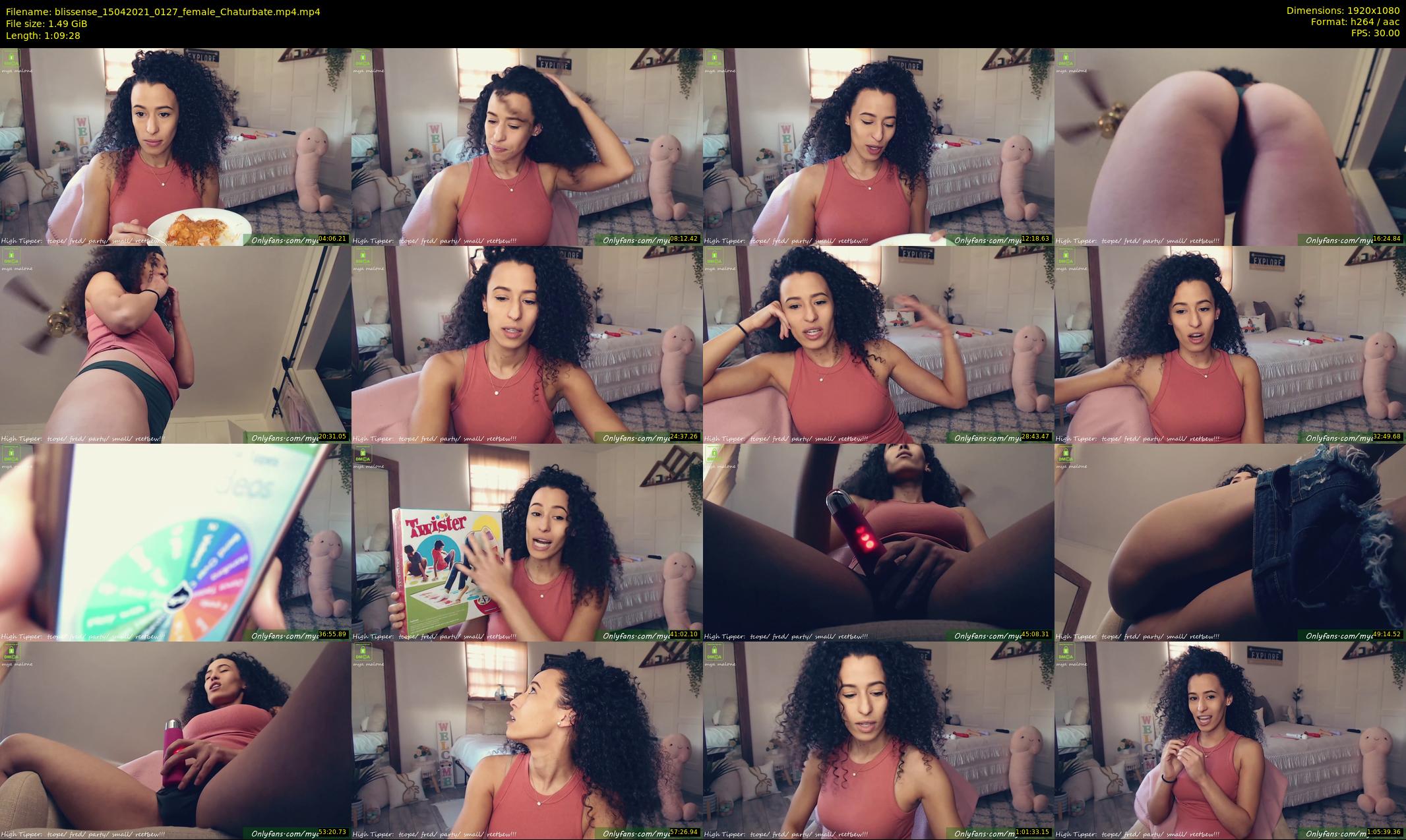 blissense — 70 minute Chaturbate female cam show recording, 1080p, Apr 15, 2021