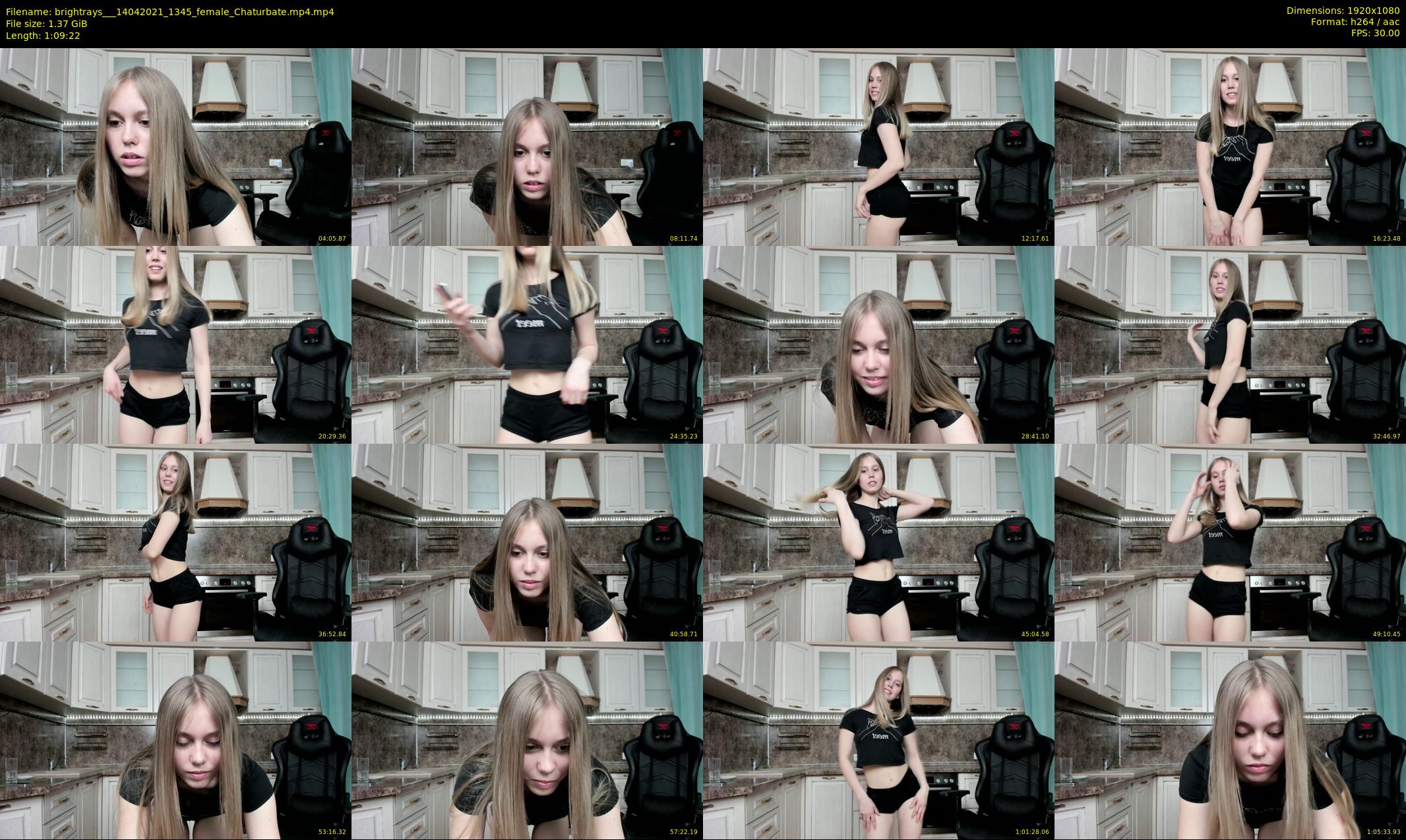 brightrays__ — 70 minute Chaturbate female cam show recording, 1080p, Apr 14, 2021
