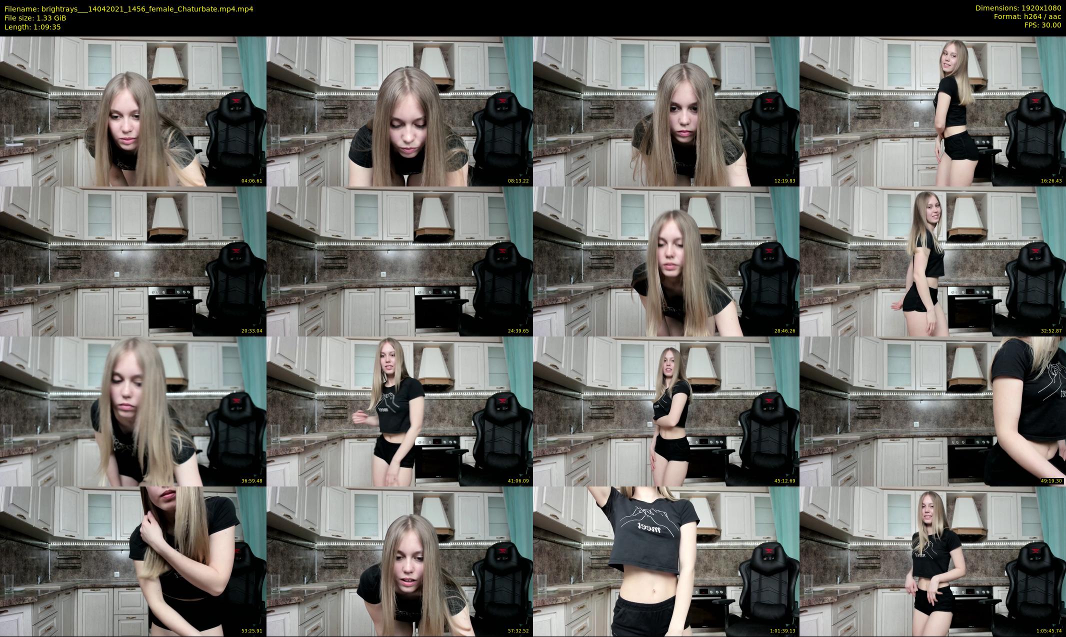 brightrays__ — 70 minute Chaturbate female cam show recording, 1080p, Apr 14, 2021