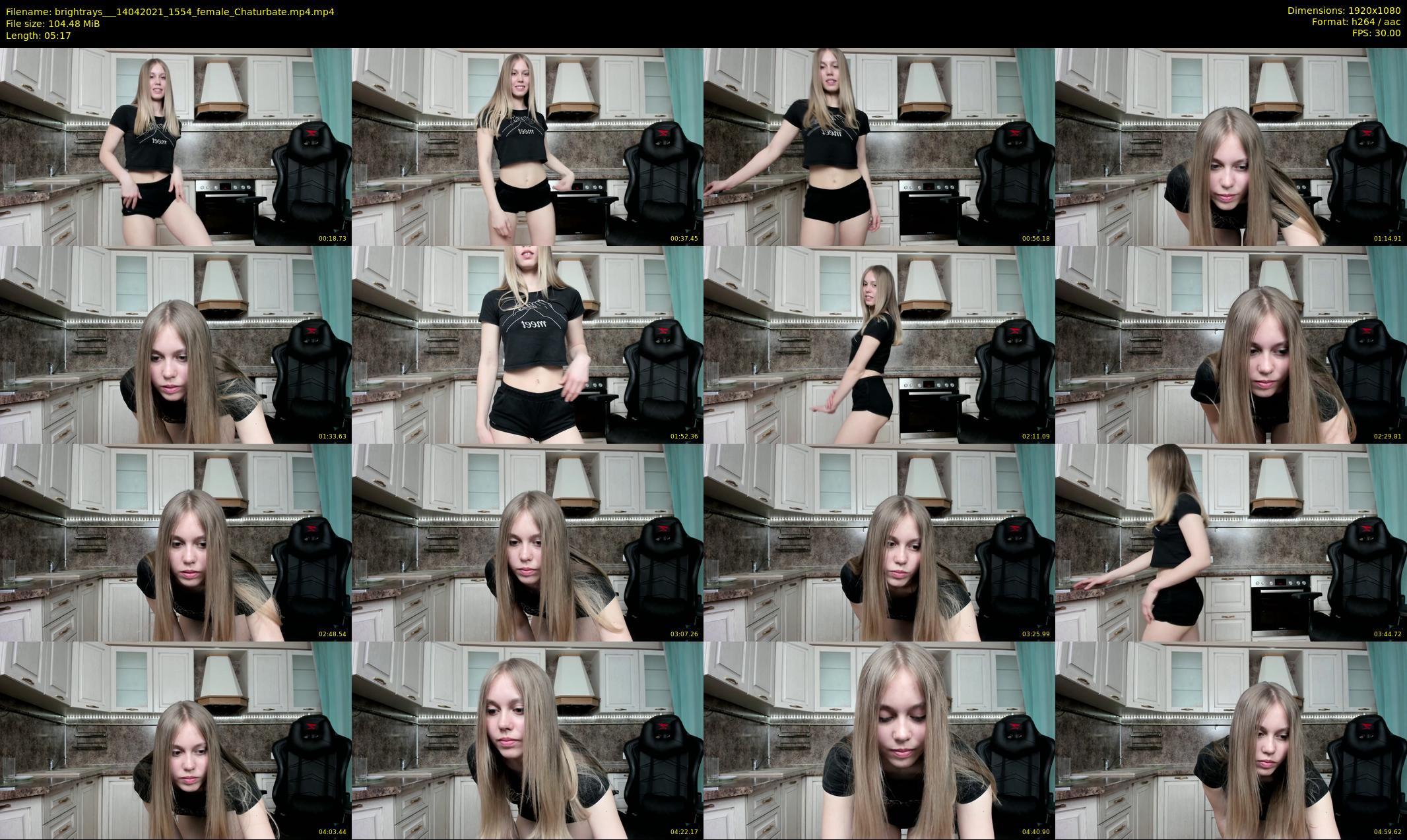 brightrays__ — 6 minute Chaturbate female cam show recording, 1080p, Apr 14, 2021