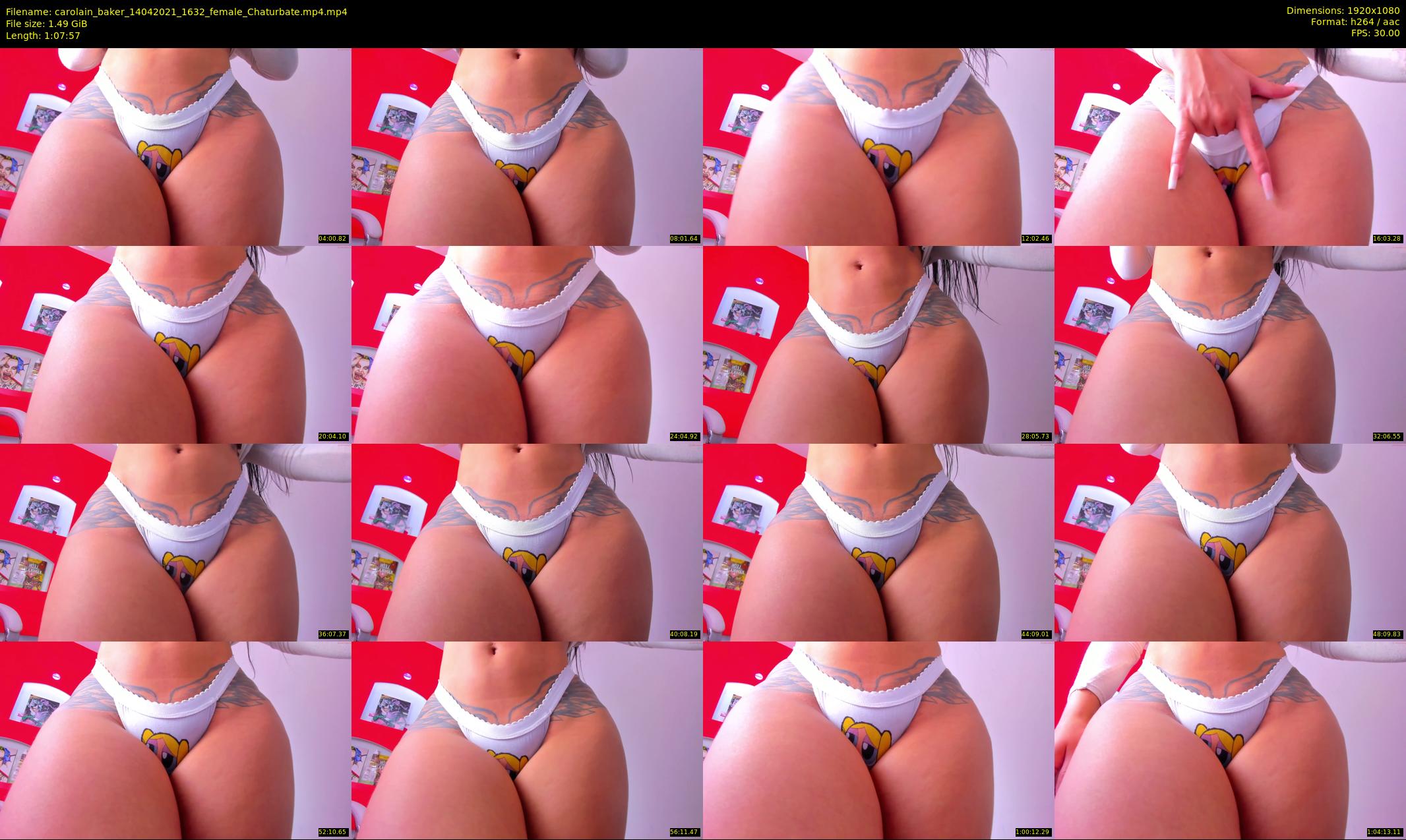 carolain_baker — 68 minute Chaturbate female cam show recording, 1080p, Apr 14, 2021
