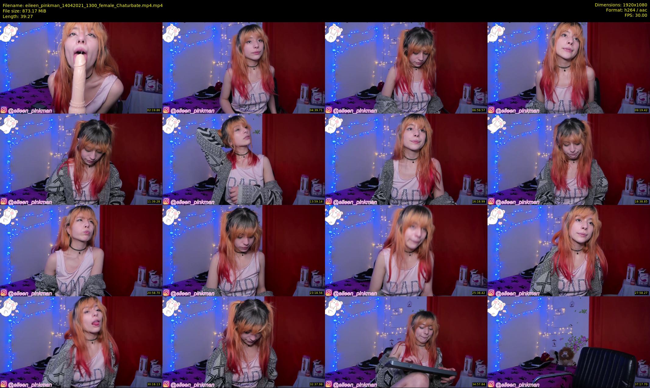 eileen_pinkman — 40 minute Chaturbate female cam show recording, 1080p, Apr 14, 2021