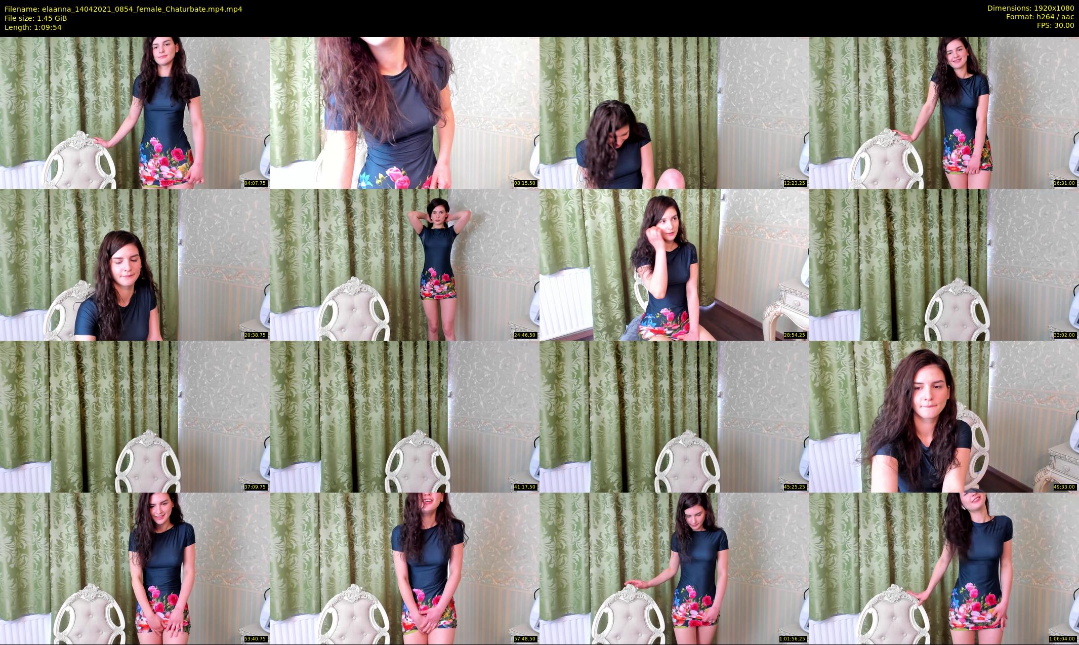 elaanna — 70 minute Chaturbate female cam show recording, 1080p, Apr 14, 2021