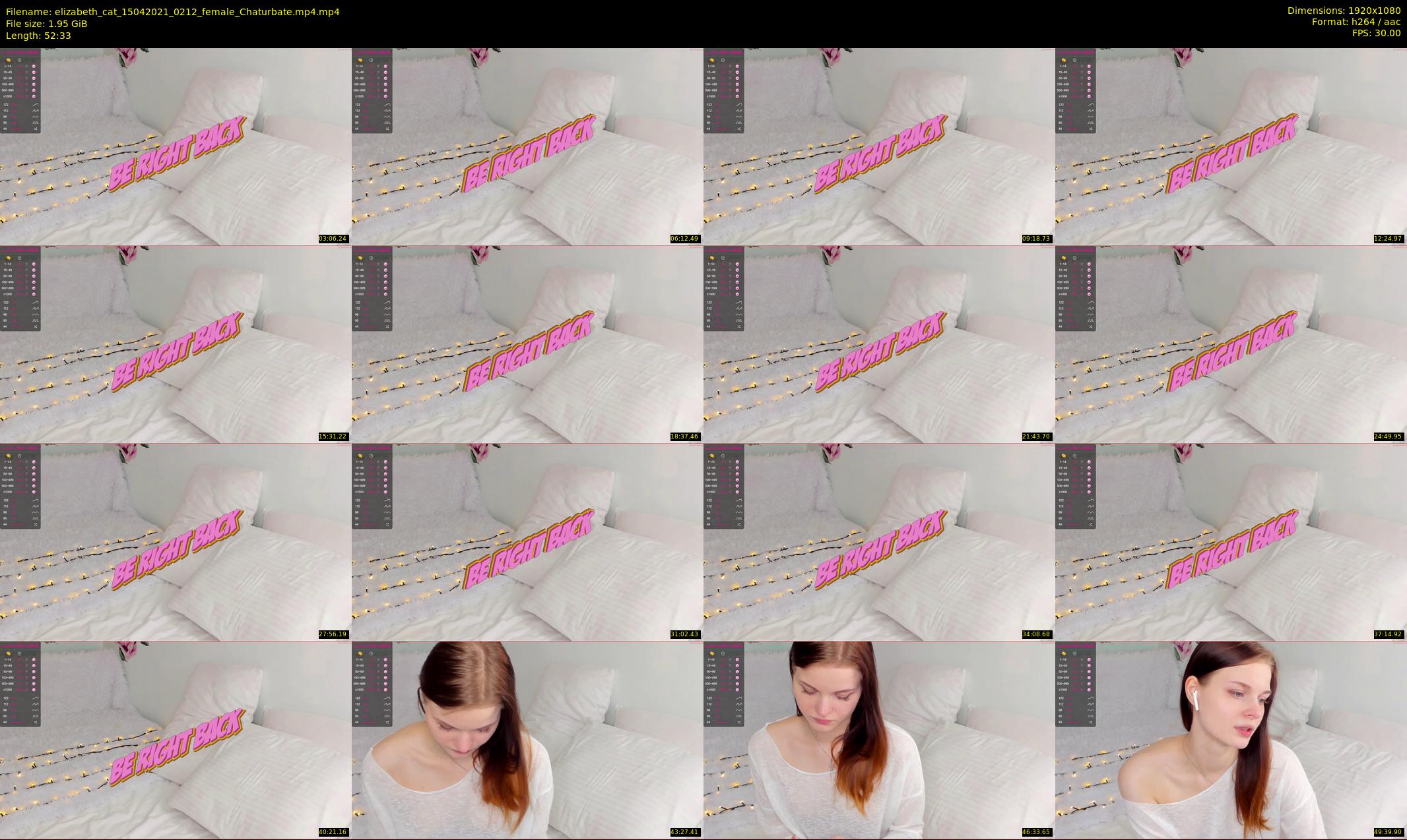 elizabeth_cat — 53 minute Chaturbate female cam show recording, 1080p, Apr 15, 2021