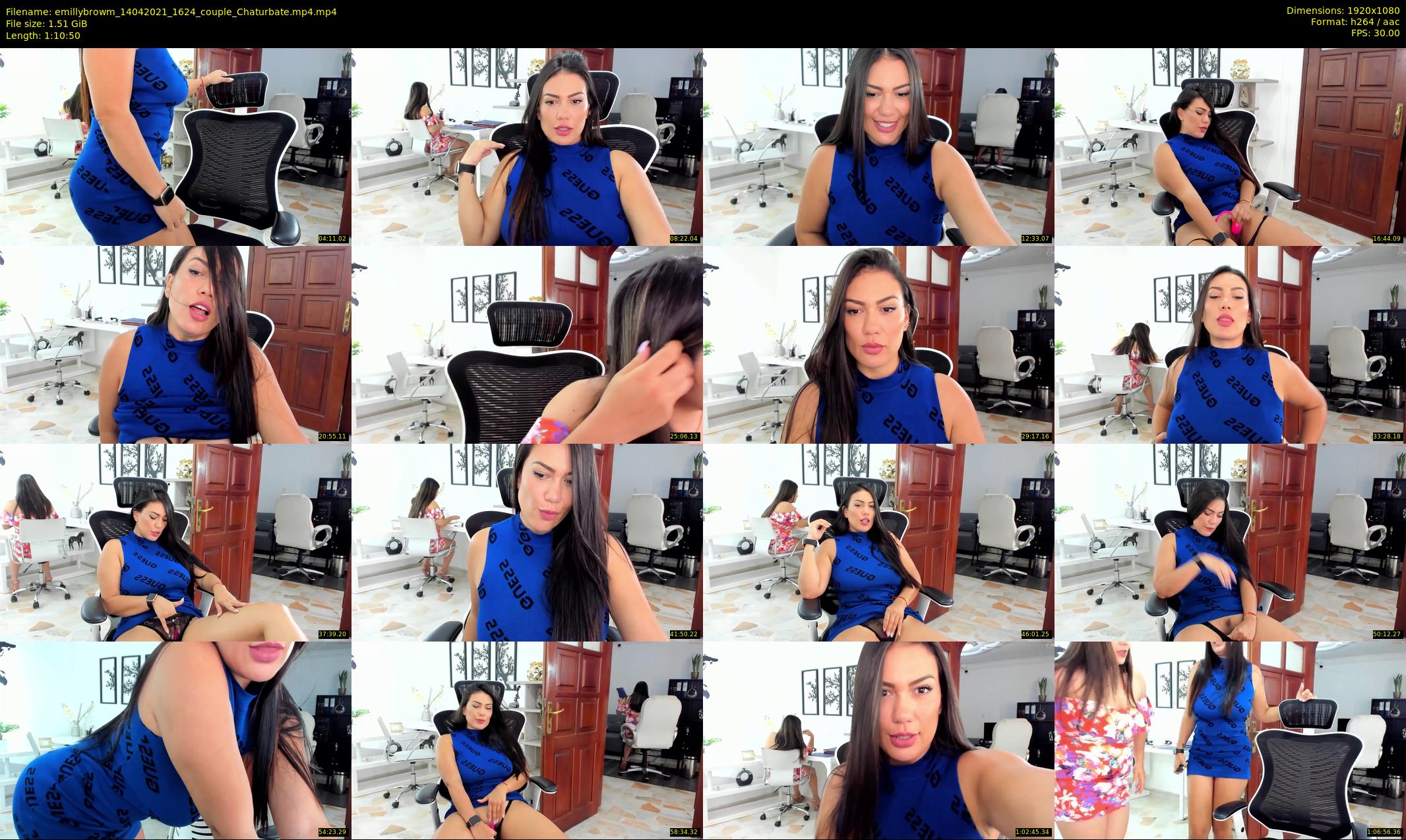 emillybrowm — 71 minute Chaturbate couple cam show recording, 1080p, Apr 14, 2021