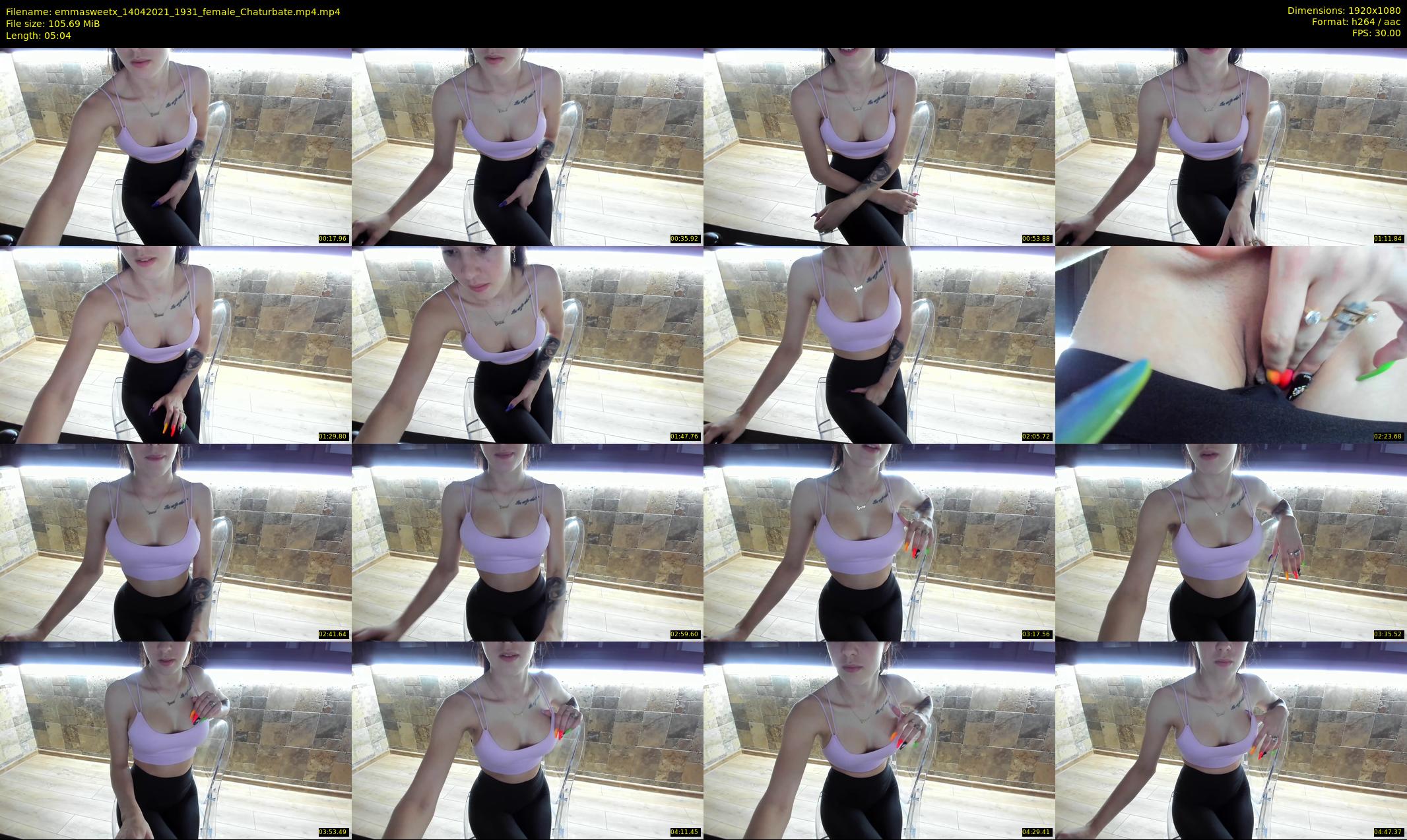 emmasweetx — 6 minute Chaturbate couple cam show recording, 1080p, Apr 14, 2021