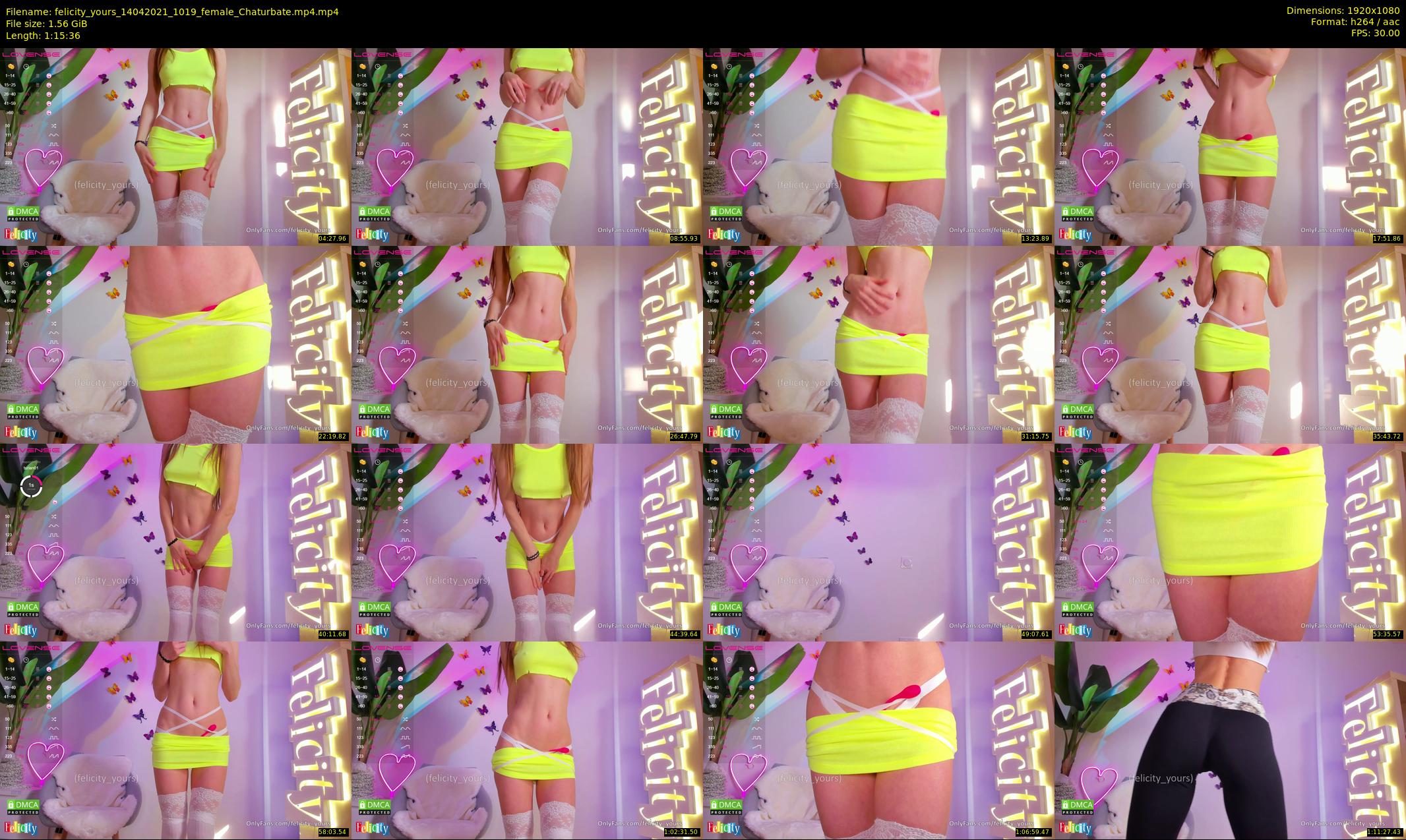 felicity_yours — 76 minute Chaturbate female cam show recording, 1080p, Apr 14, 2021