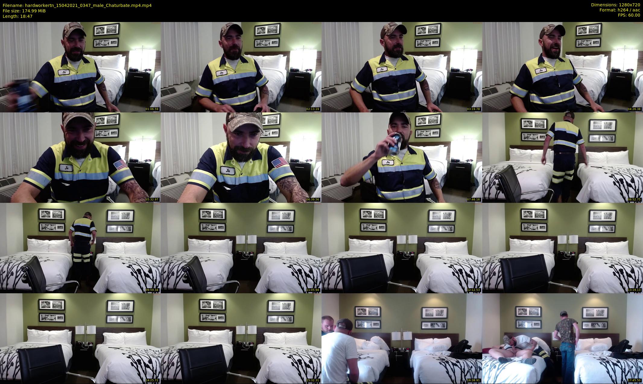 hardworkertn — 19 minute Chaturbate male cam show recording, 720p, Apr 15, 2021