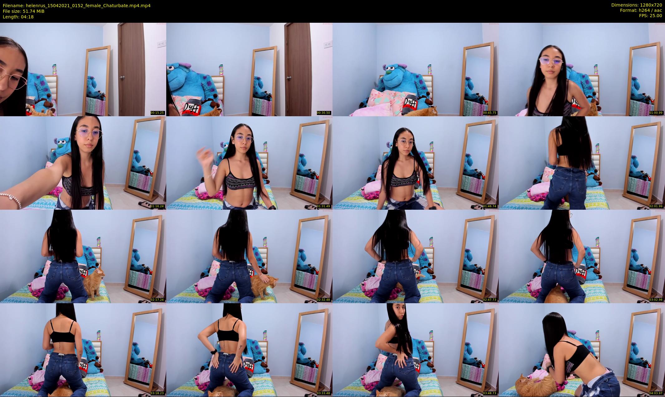 helenrus — 5 minute Chaturbate female cam show recording, 720p, Apr 15, 2021